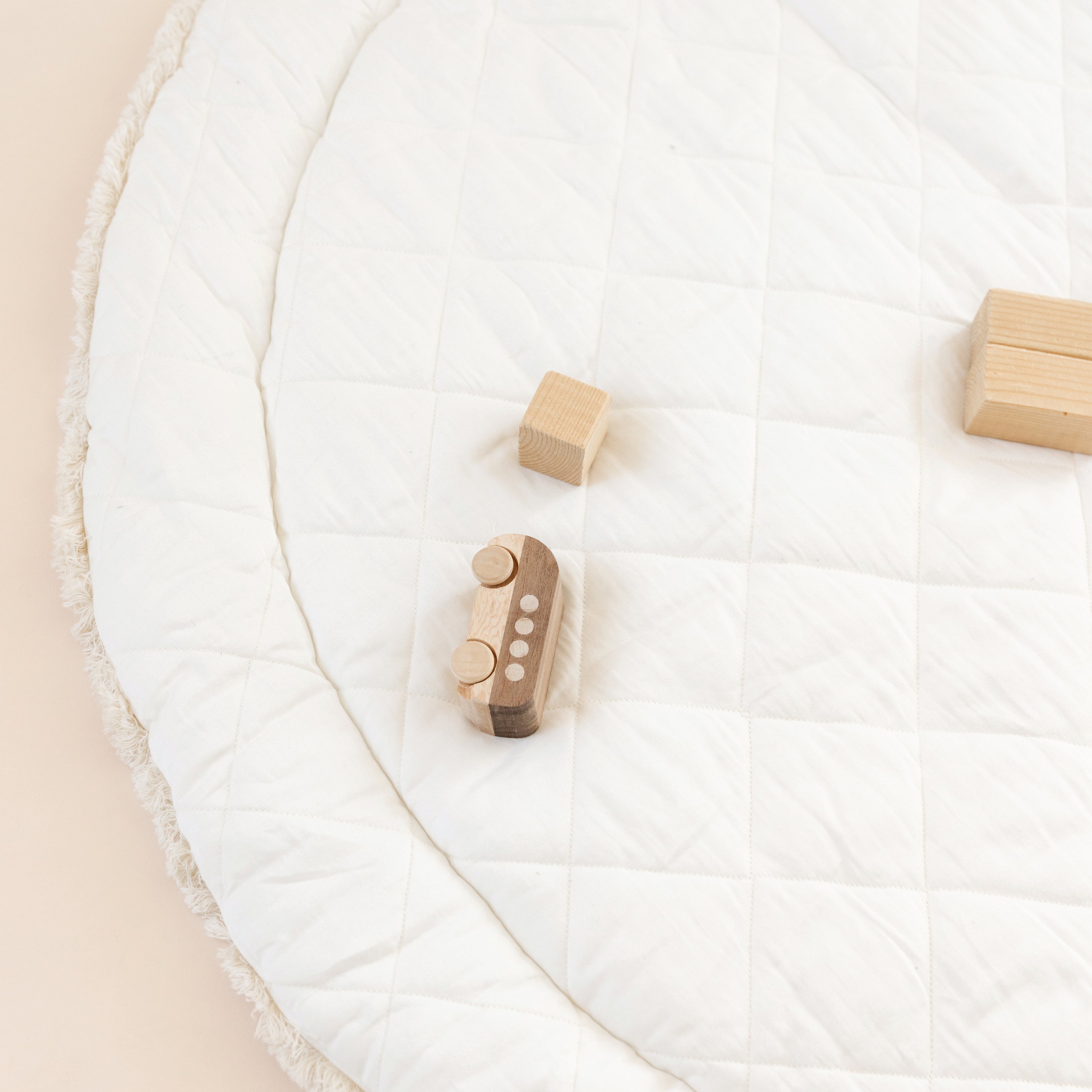 Organic Cotton Quilted Reversible Play Mat - Dotty And Ivory