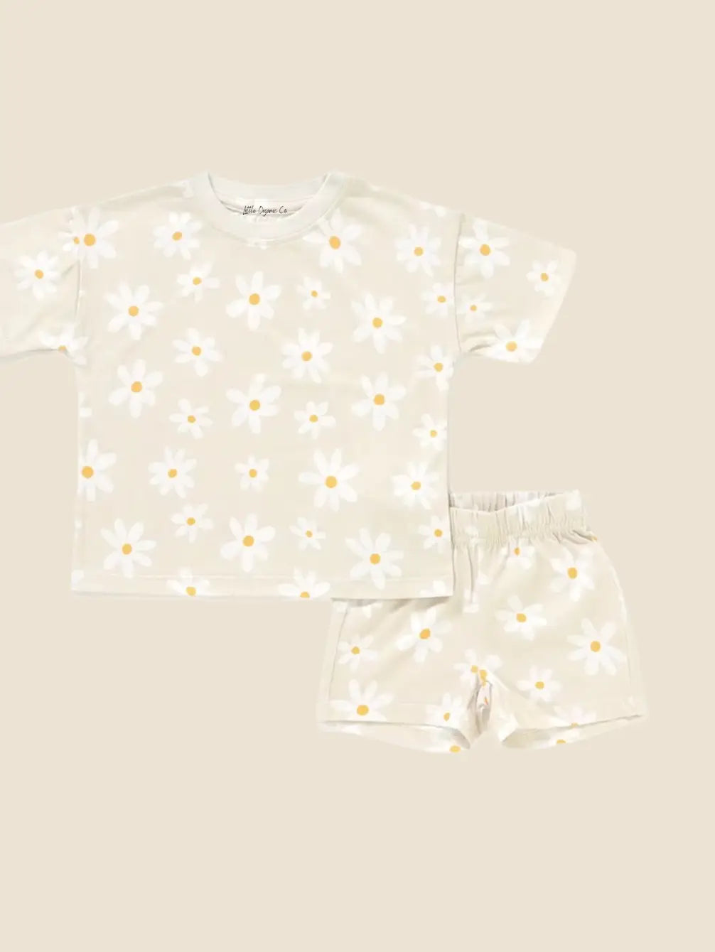 Emoji/smiley Face Short Sleeve Baby Lounge Set