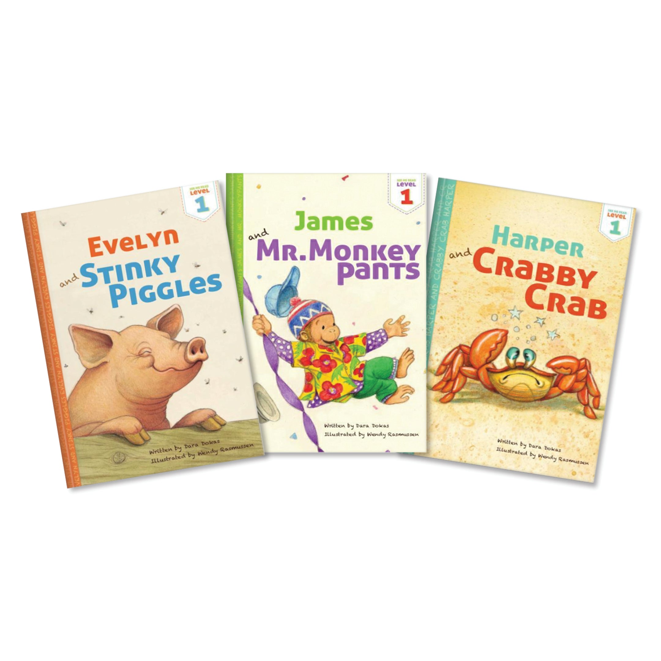 See Me Read - Set of 3 Personalized Early Reader Storybooks, Level 1