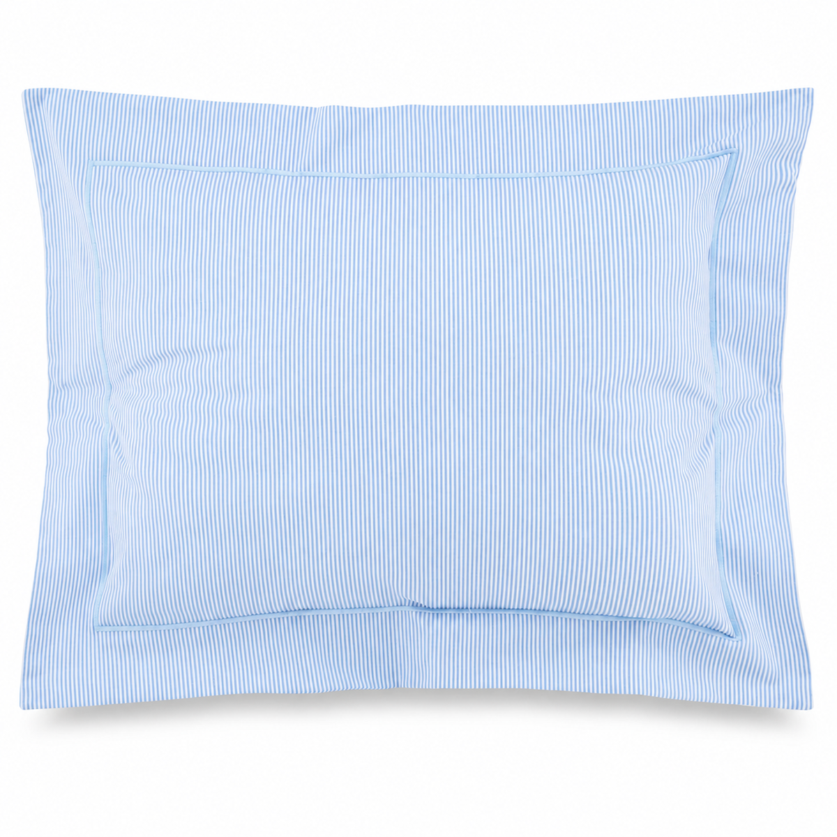 Striped Pillowcase - Light Blue