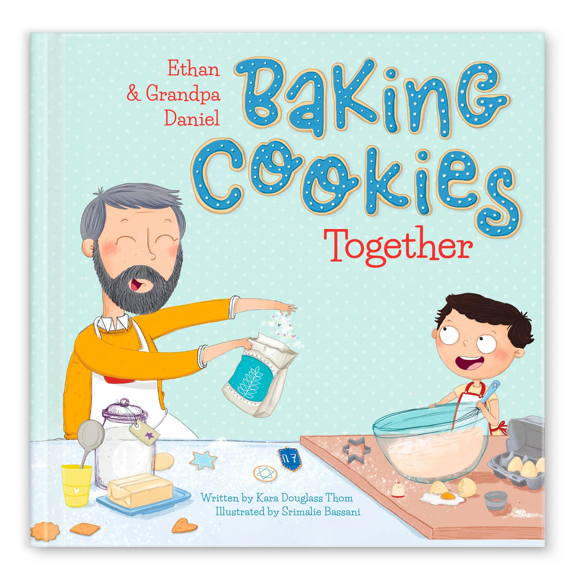 Baking Hanukkah Cookies Together Personalized Book