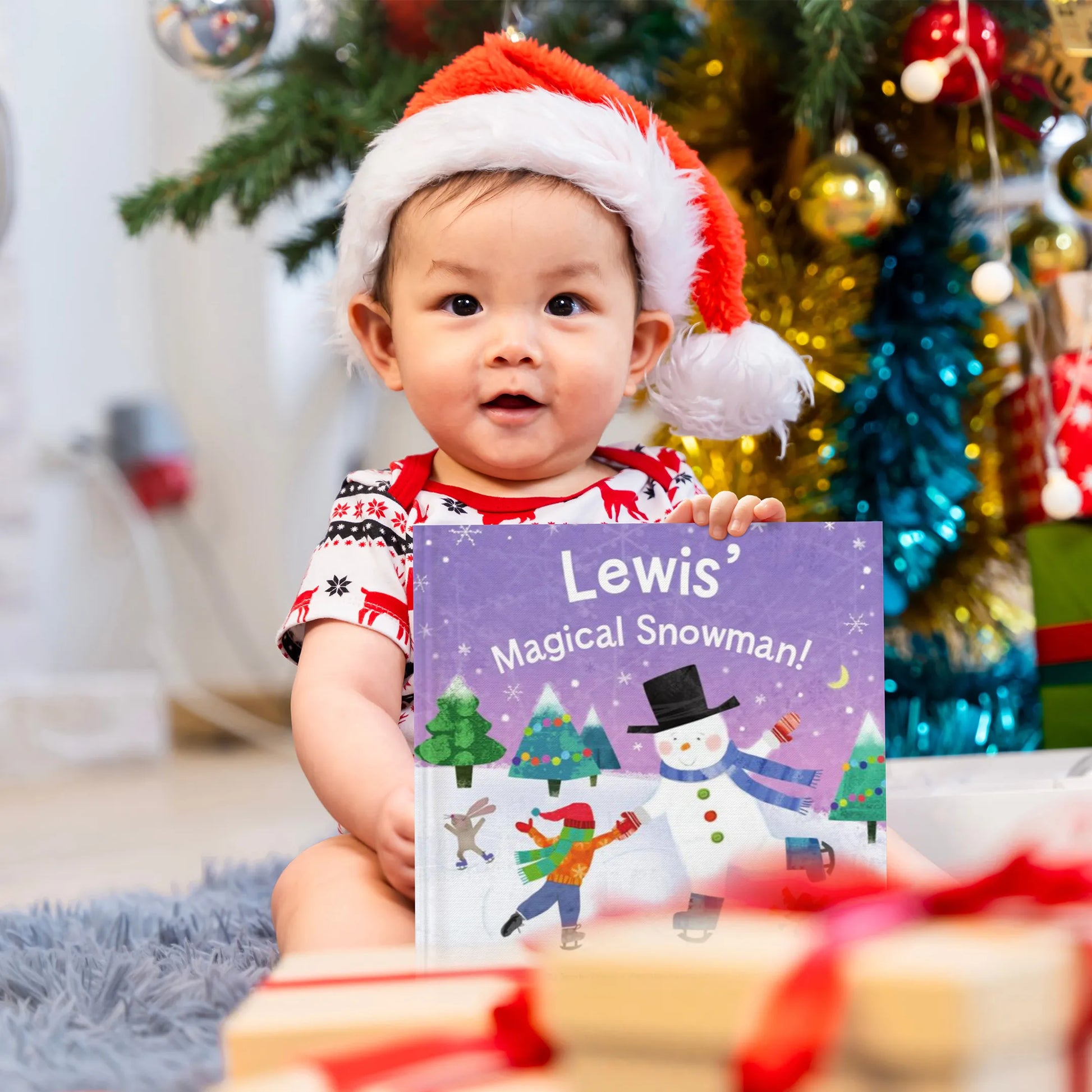 My Magical Snowman Personalized Book and Ornament Gift Set