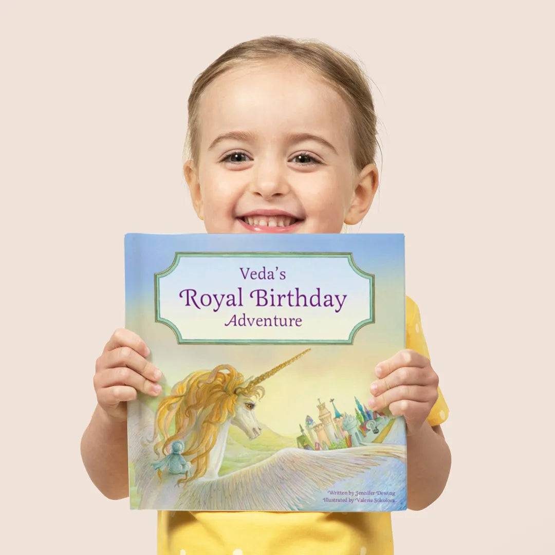 My Royal Birthday Adventure Personalized Book, Unicorn Edition