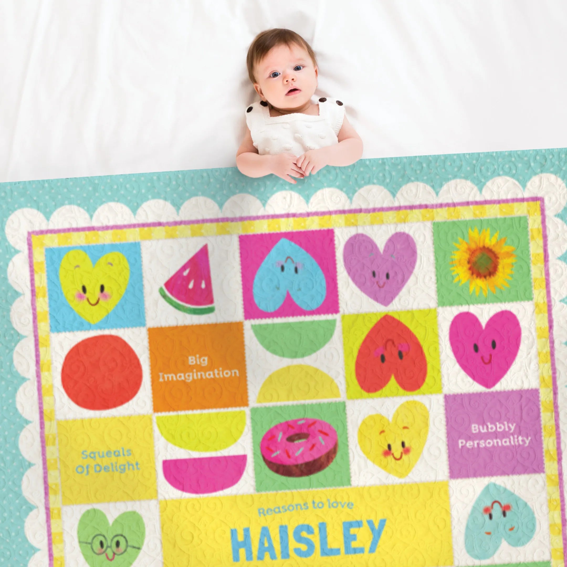Reasons Why We Love You Personalized Blanket – Quilted