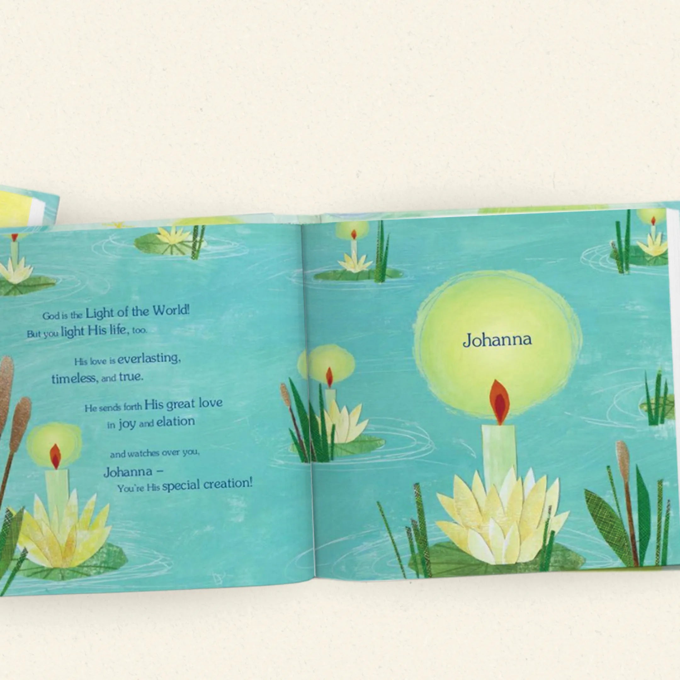 God Loves You! Personalized Book Gold Foil Edition