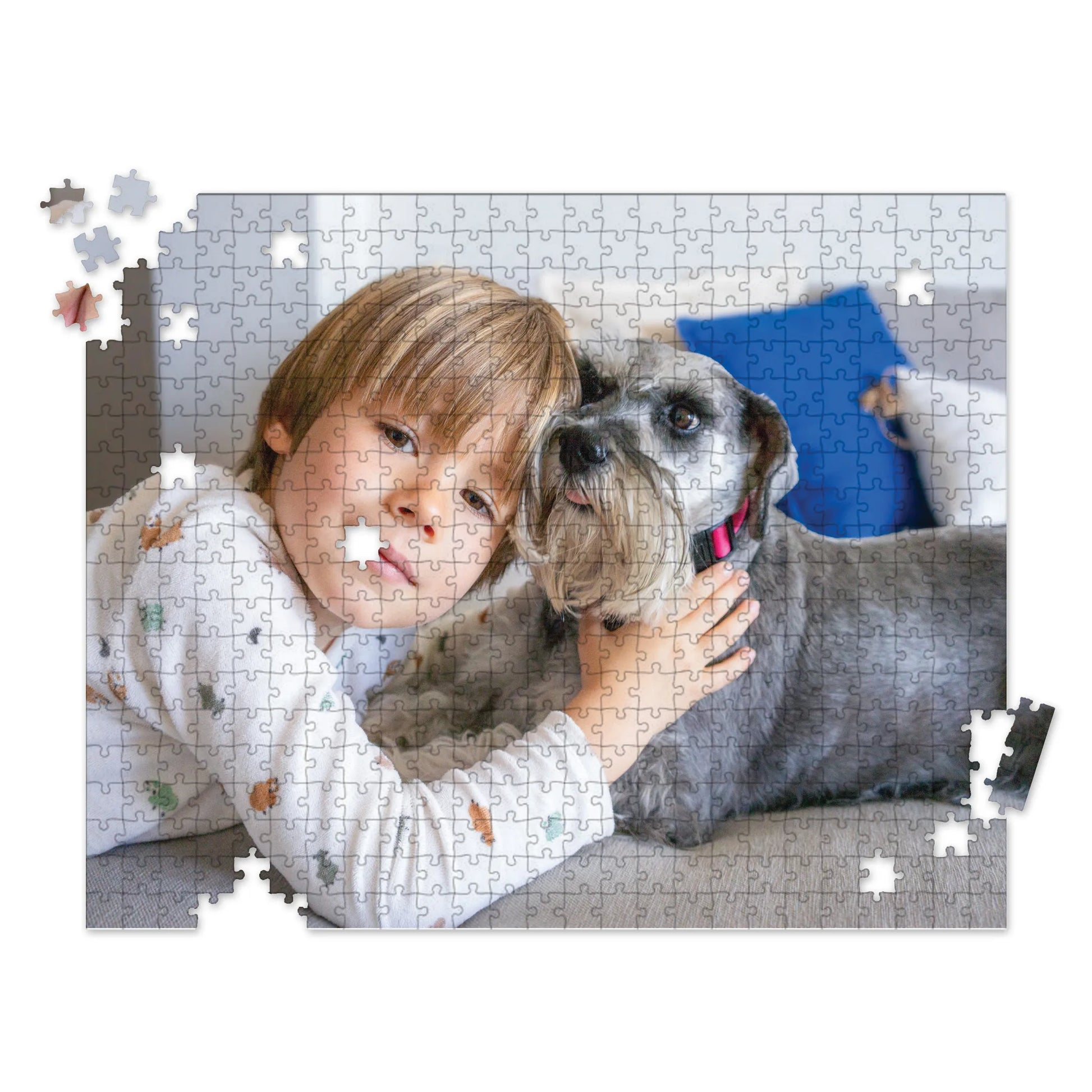 Premium Personalized Pet Photo Puzzle, Landscape / Horizontal - 500 Pieces