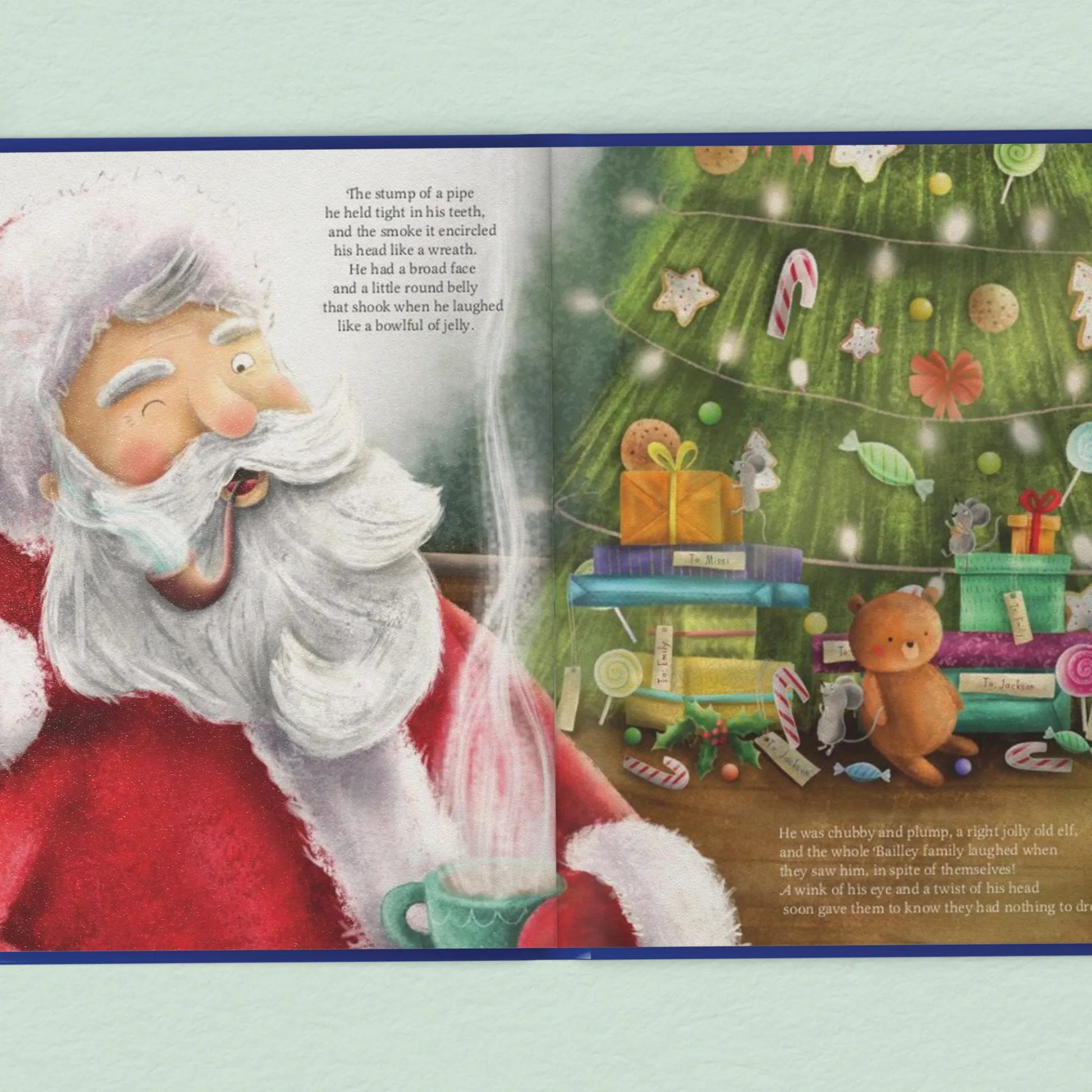 Our Family's Night Before Christmas Personalized Book and Ornament Gift Set