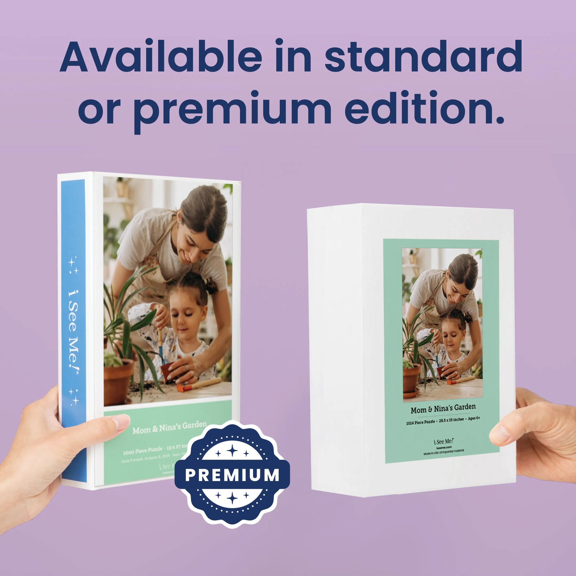 Premium Personalized Photo Puzzle, Portrait / Vertical – 1,000 Pieces