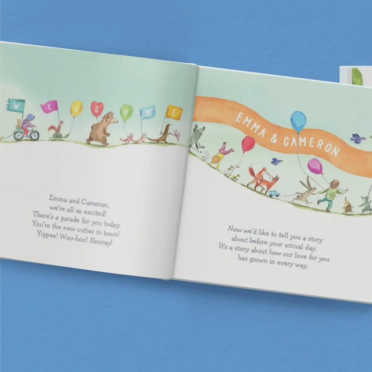 New Cuties in Town for Twins Personalized Book