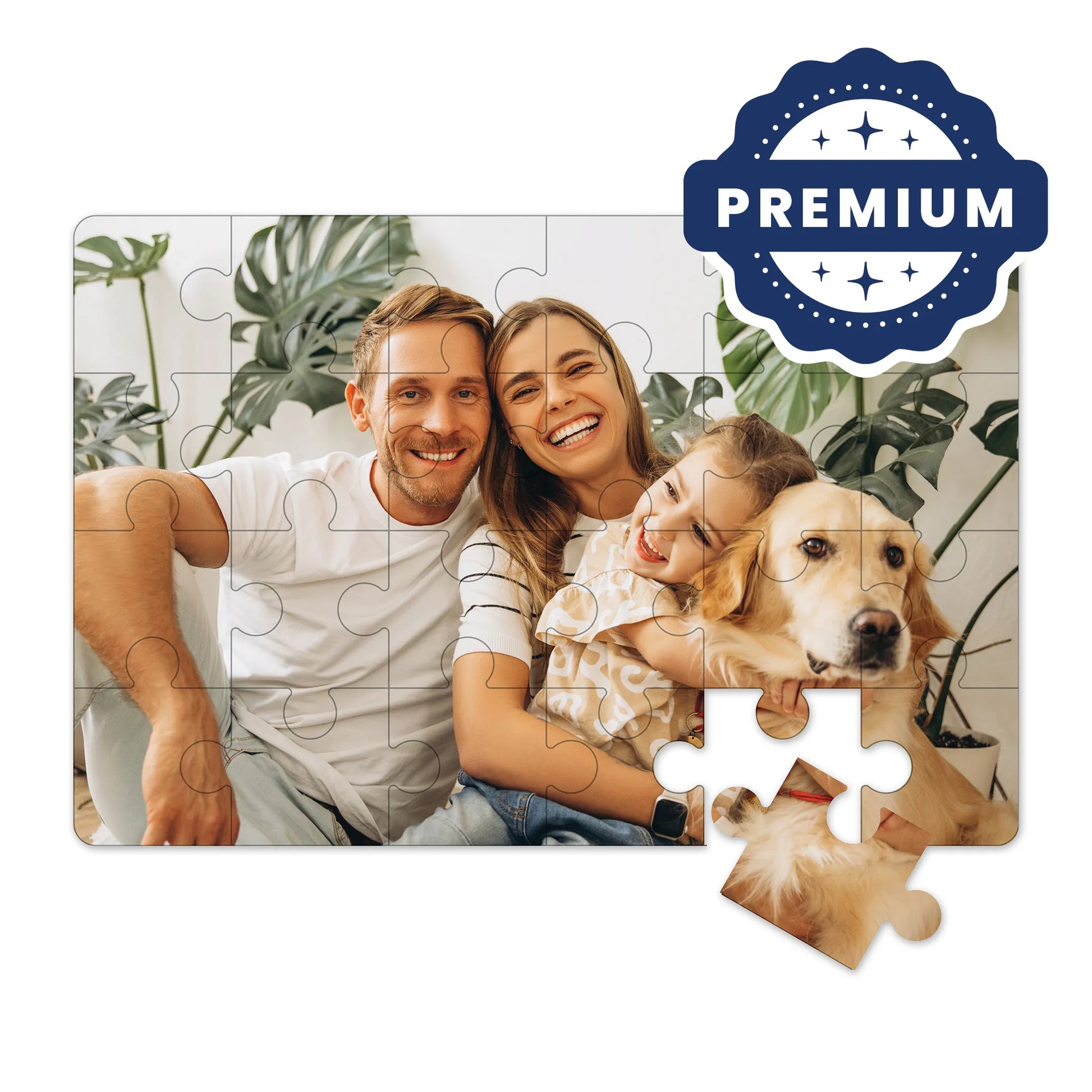 Premium Personalized Photo Puzzle, Landscape / Horizontal - 24 Pieces
