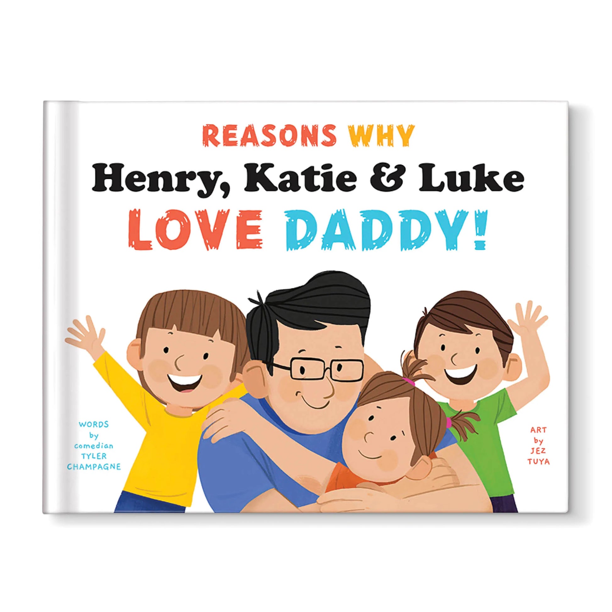 Reasons Why We Love Daddy Personalized Book - 2 Children
