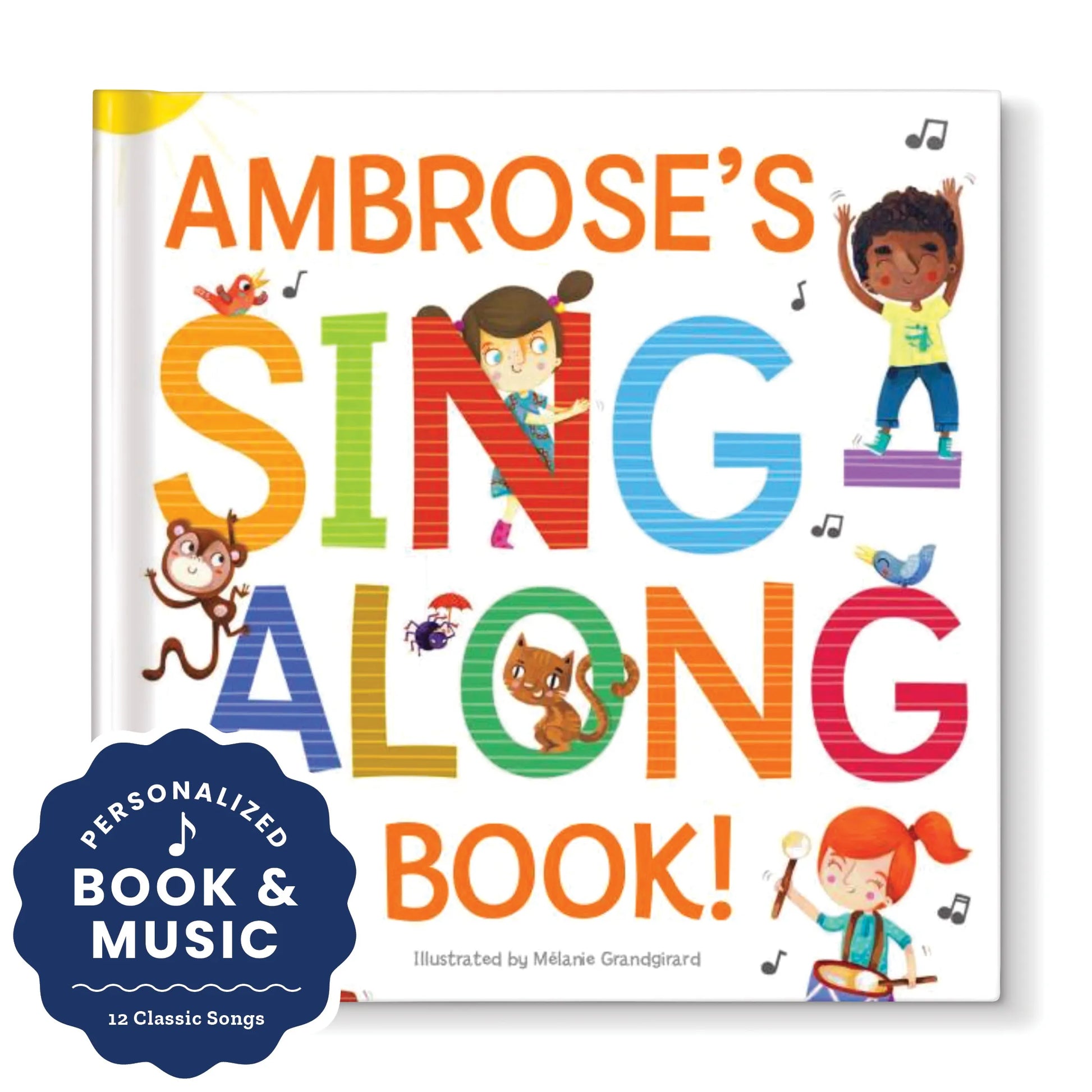 My Sing-Along Personalized Book and Music