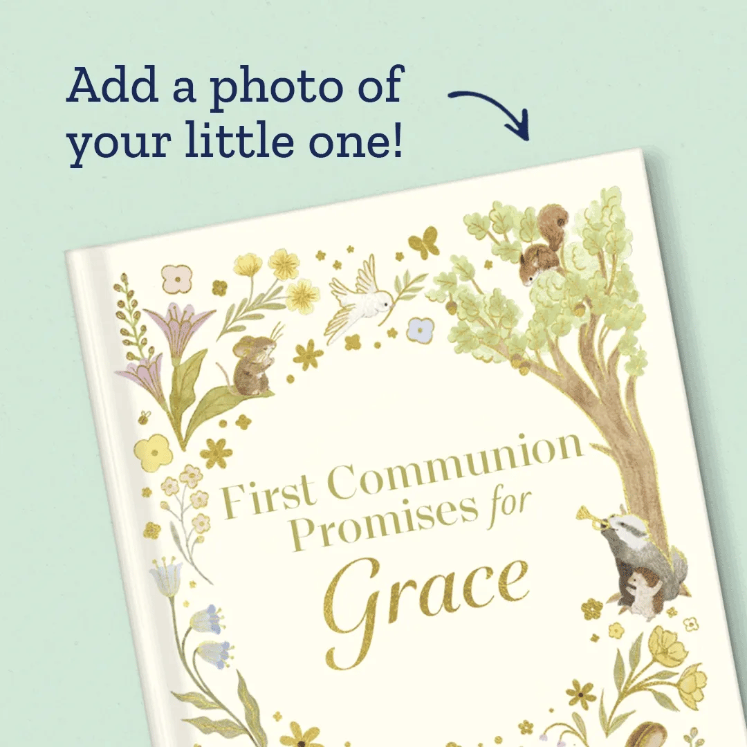 Promises for My First Communion Personalized Book Gold Foil Edition