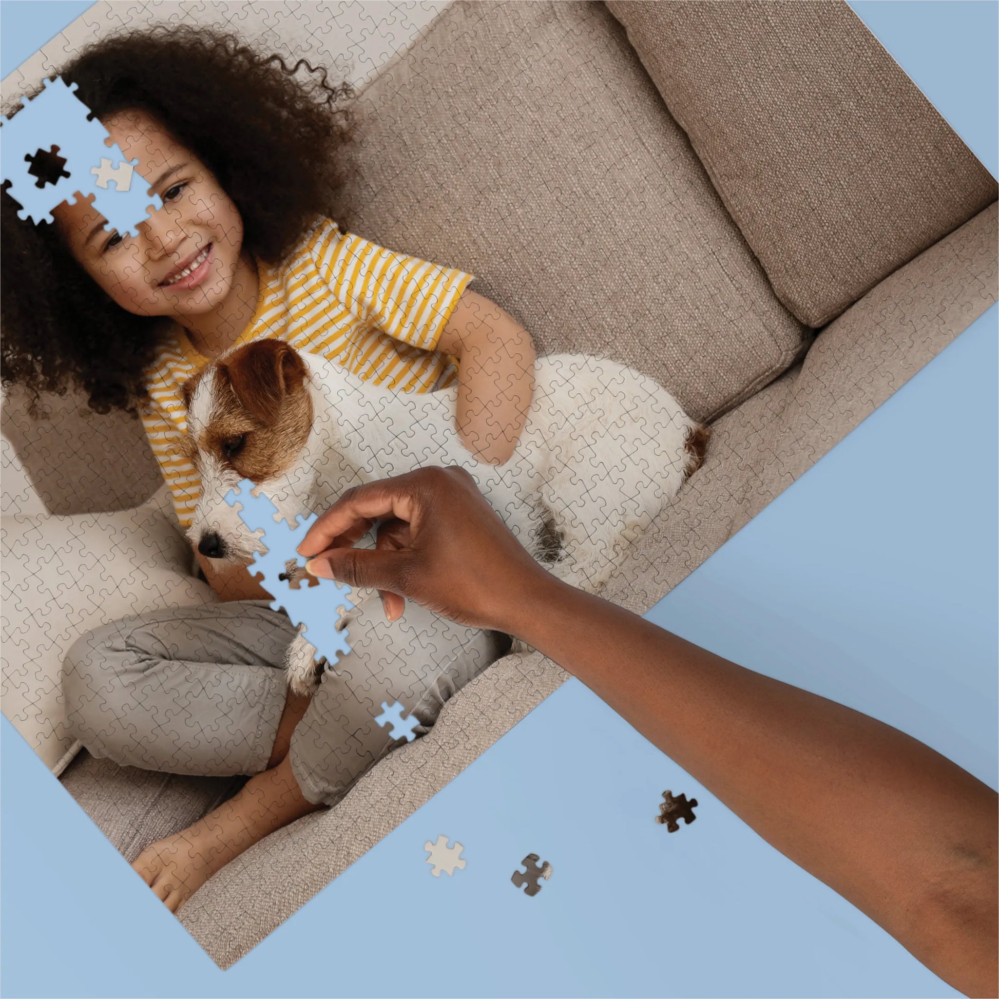 Personalized Pet Photo Puzzle, Landscape / Horizontal – 1,014 Pieces