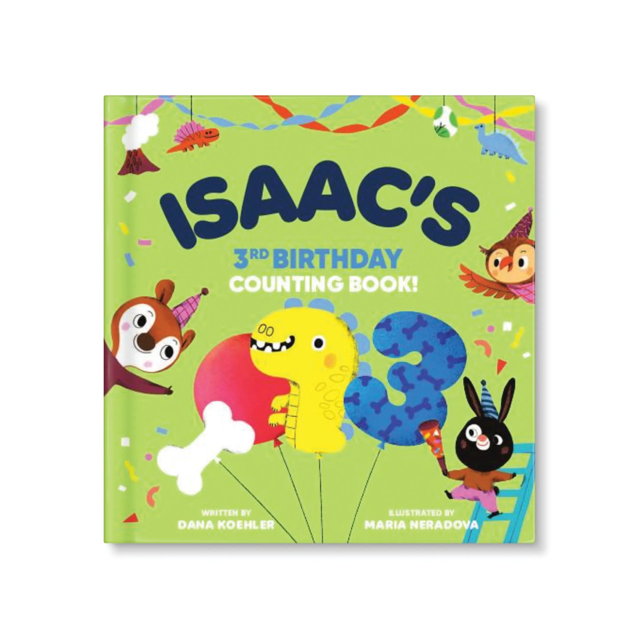 My 3rd Birthday Counting Personalized Board Book