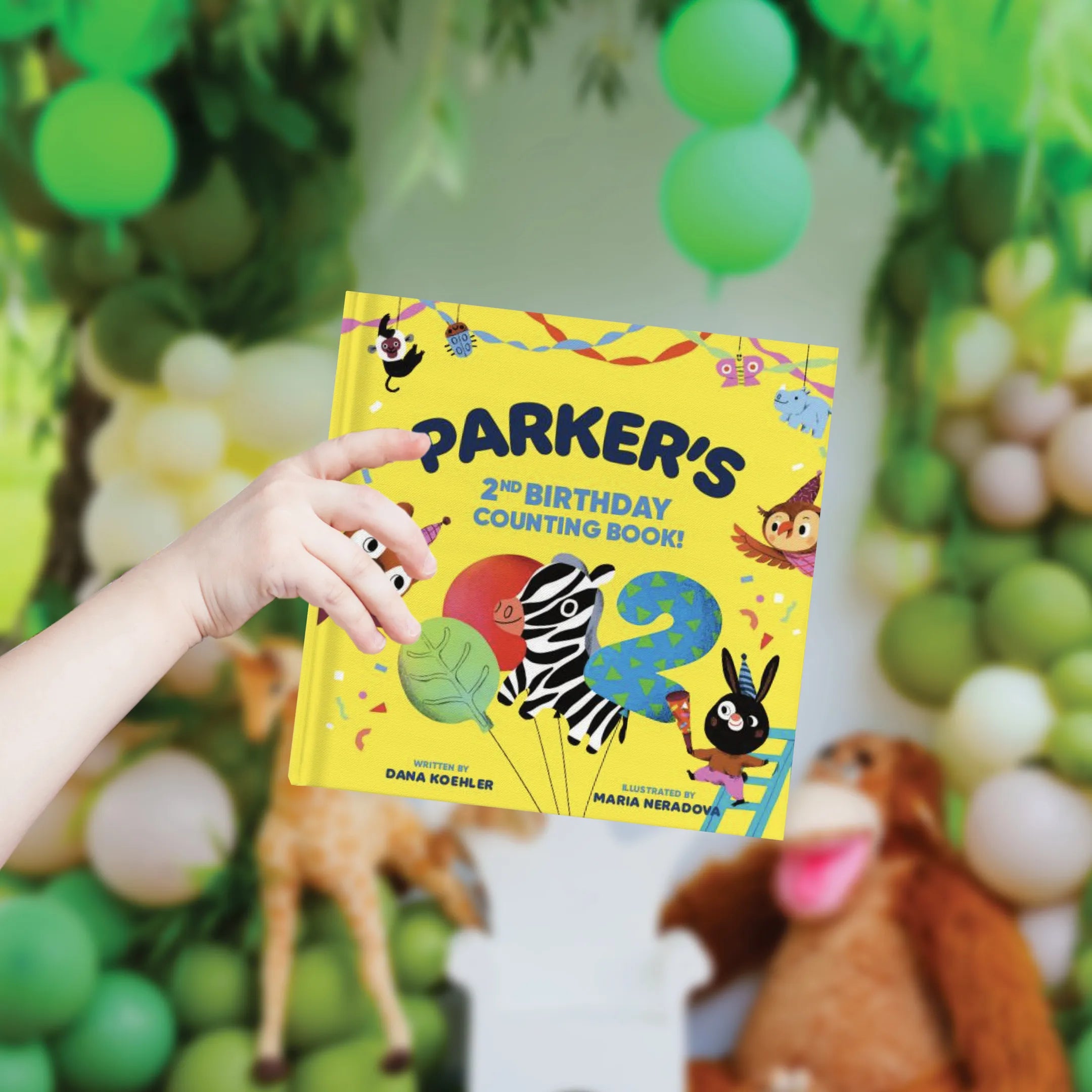My 2nd Birthday Counting Personalized Board Book