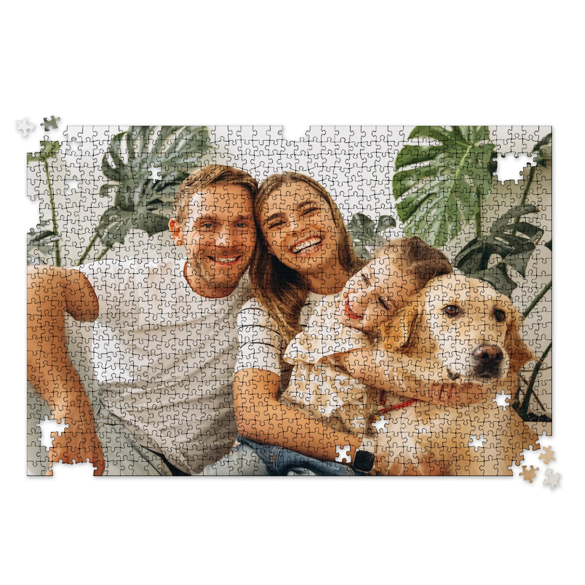 Premium Personalized Pet Photo Puzzle, Landscape / Horizontal – 1,000 Pieces