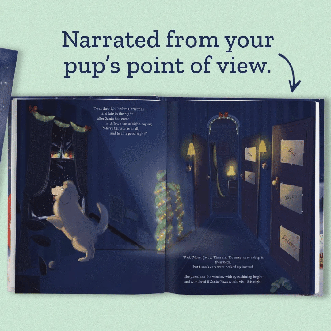 Our Dog’s Night Before Christmas Personalized Book