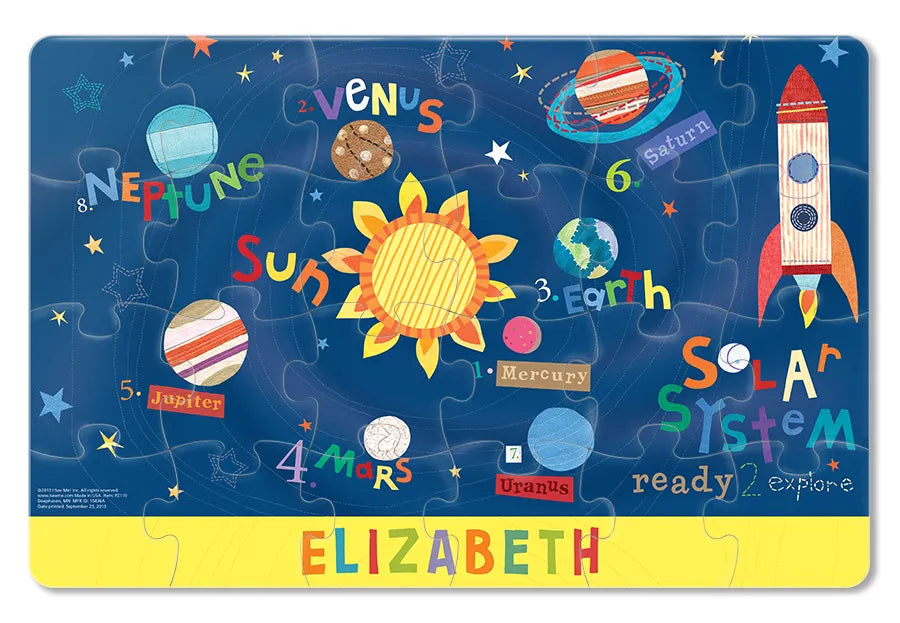 Outer Space Personalized Puzzle - 24 Pieces