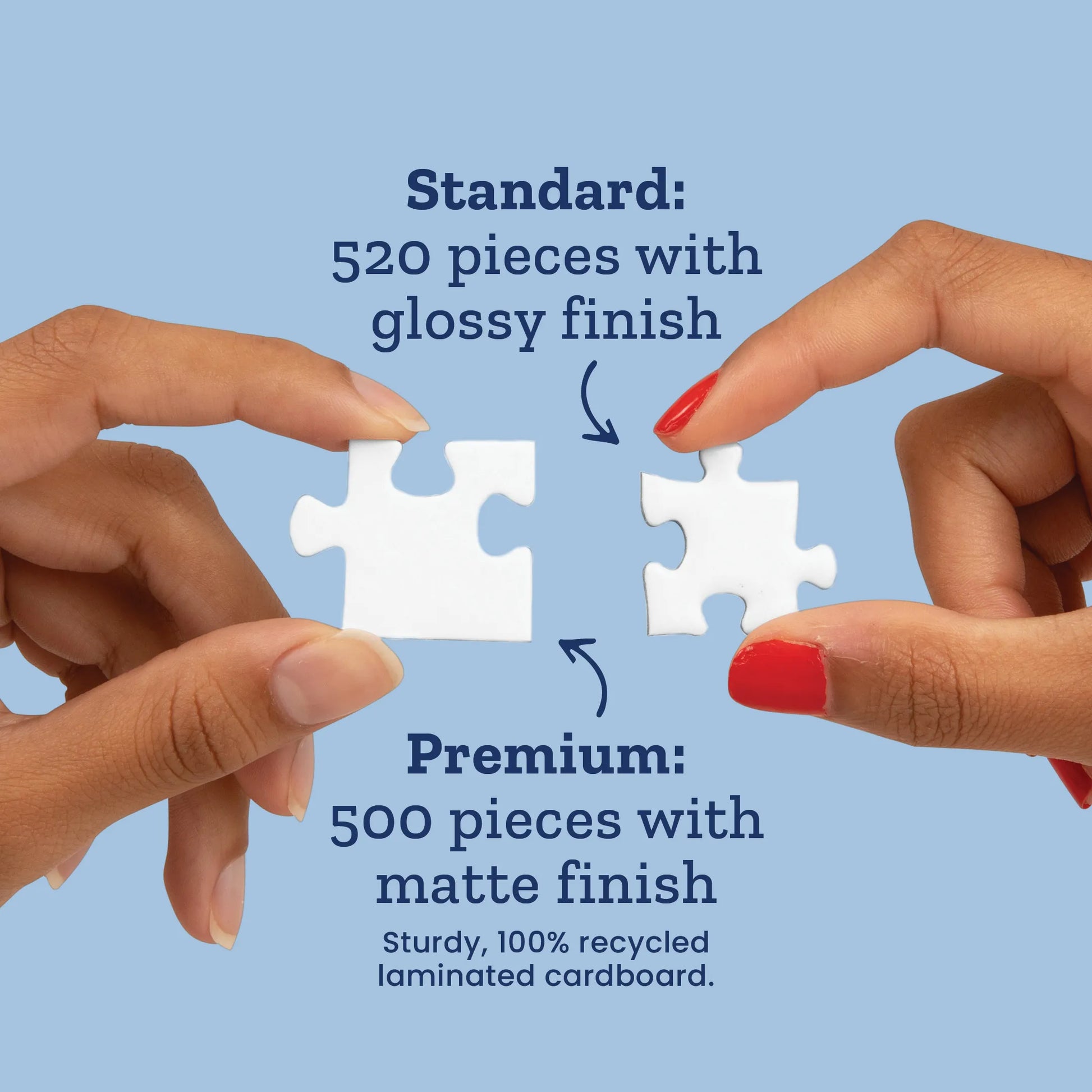 Premium Personalized Photo Puzzle, Portrait / Vertical - 500 Pieces