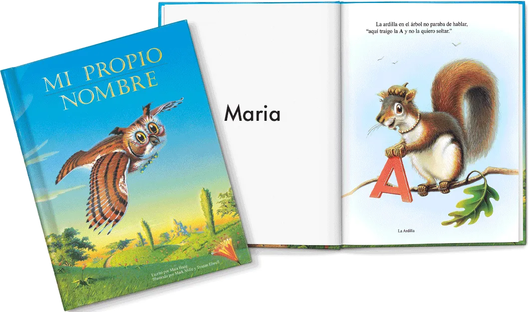Mi propio nombre / My Very Own Name Spanish Personalized Book
