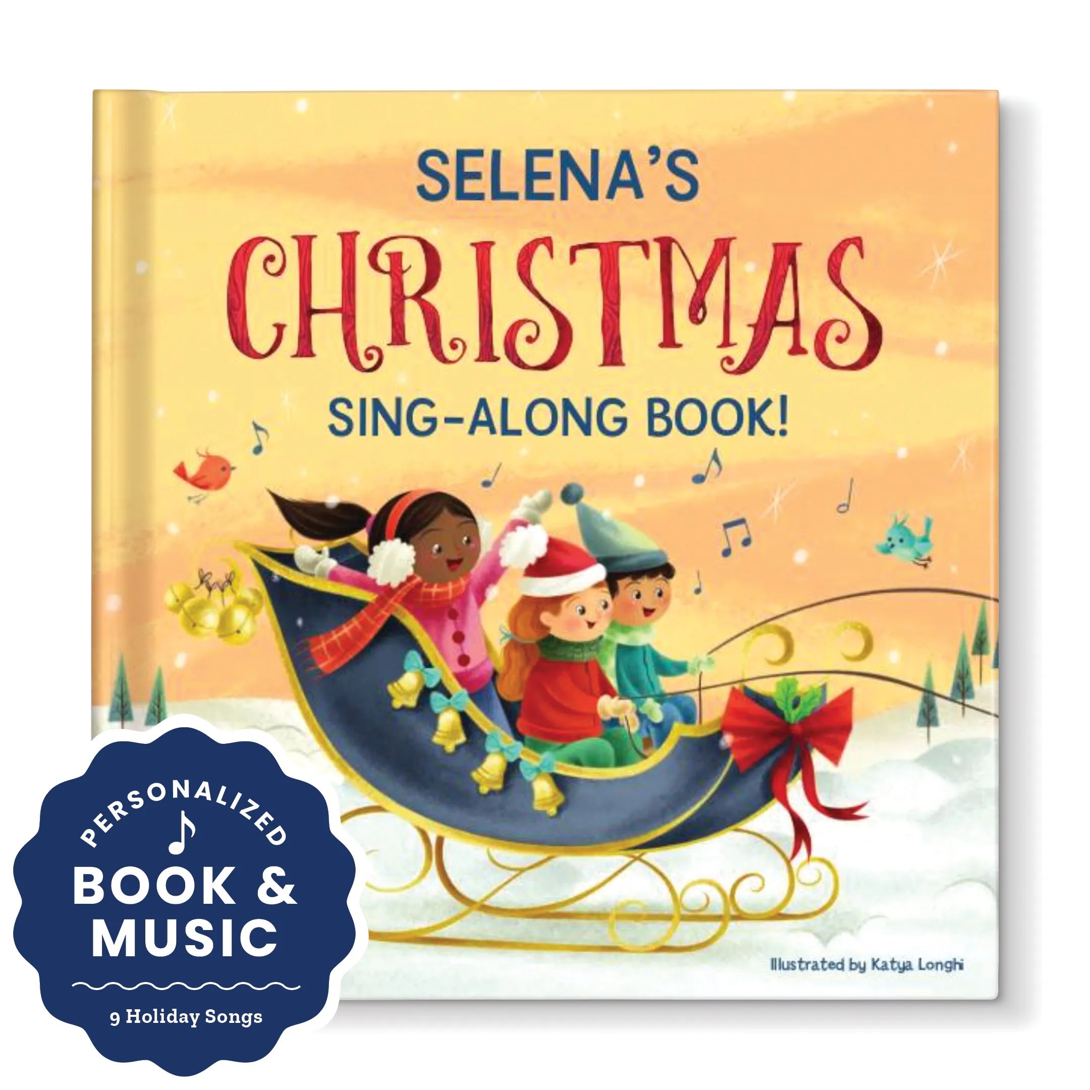 My Christmas Sing-Along Personalized Book and Songs