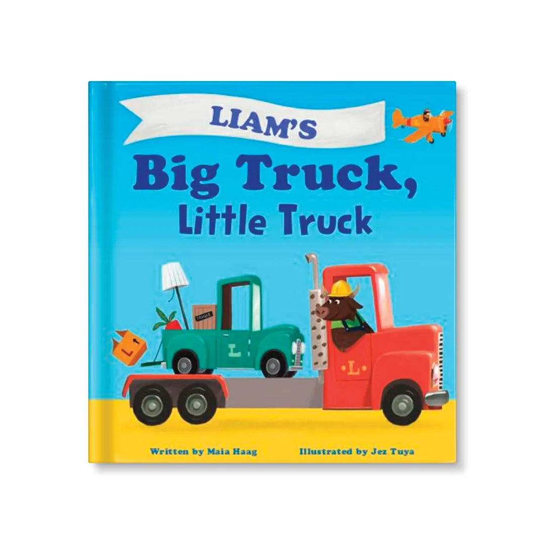 My Big Truck, Little Truck Personalized Board Book