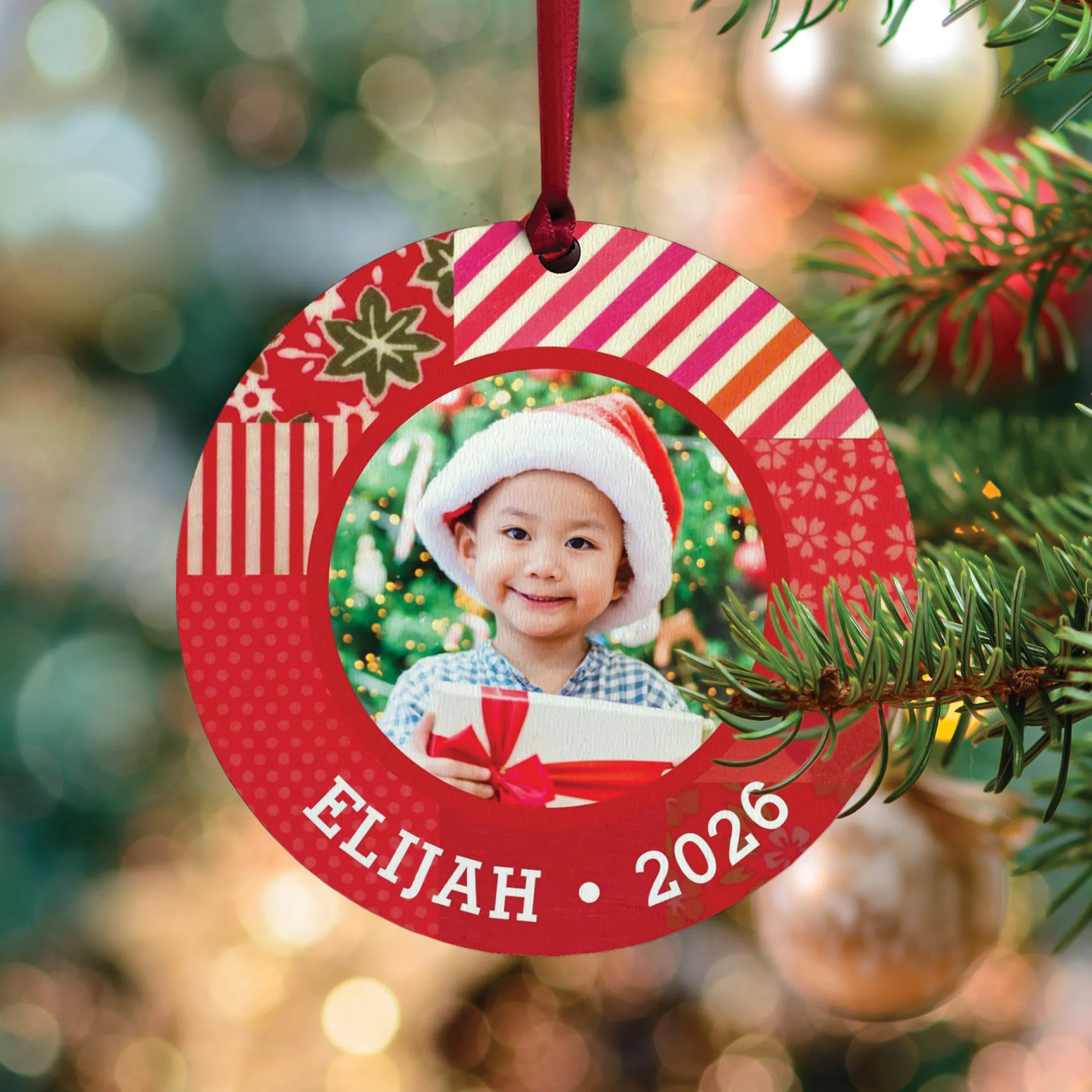 Very Merry Personalized Photo Ornament