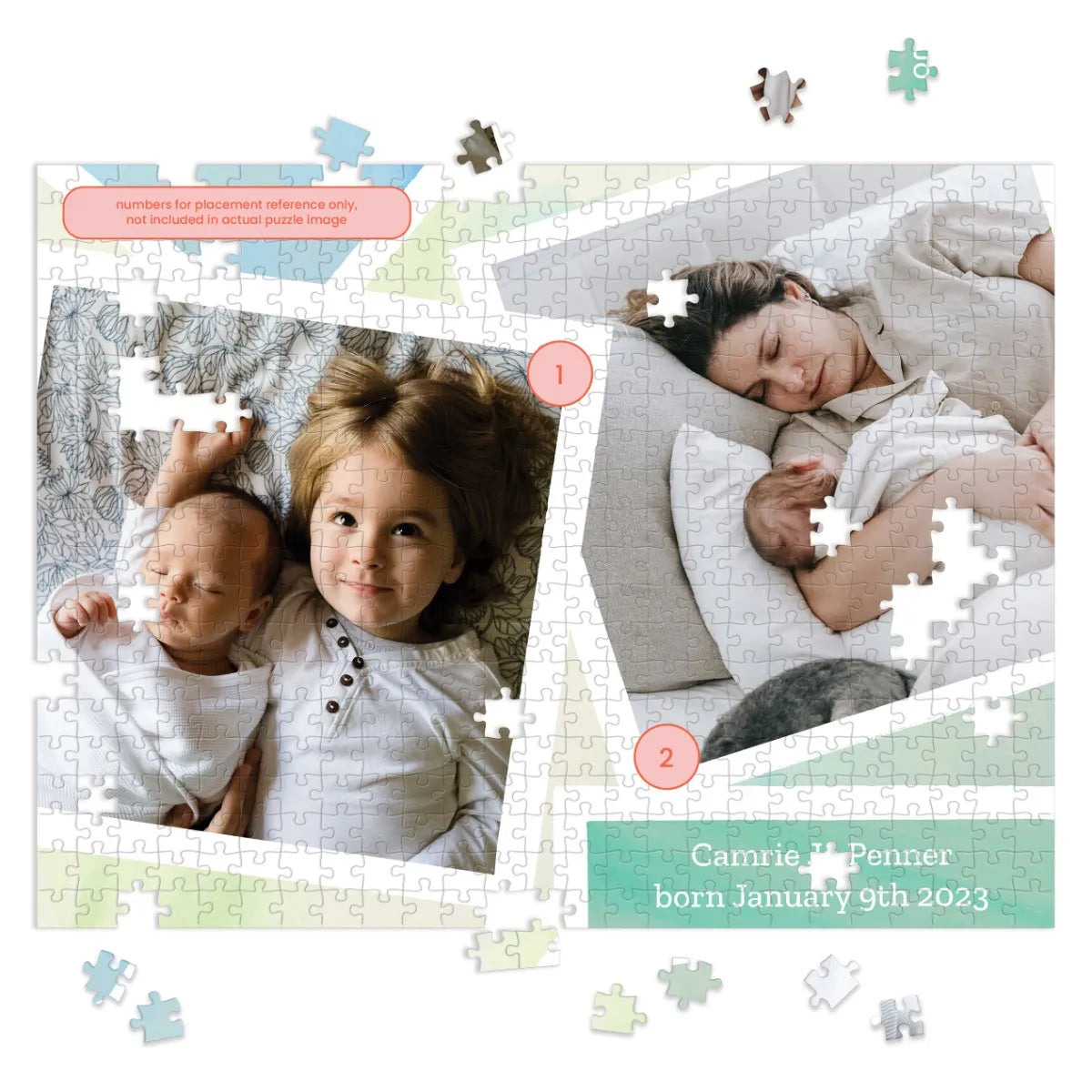 Personalized Photo Collage Puzzle - 500 Pieces