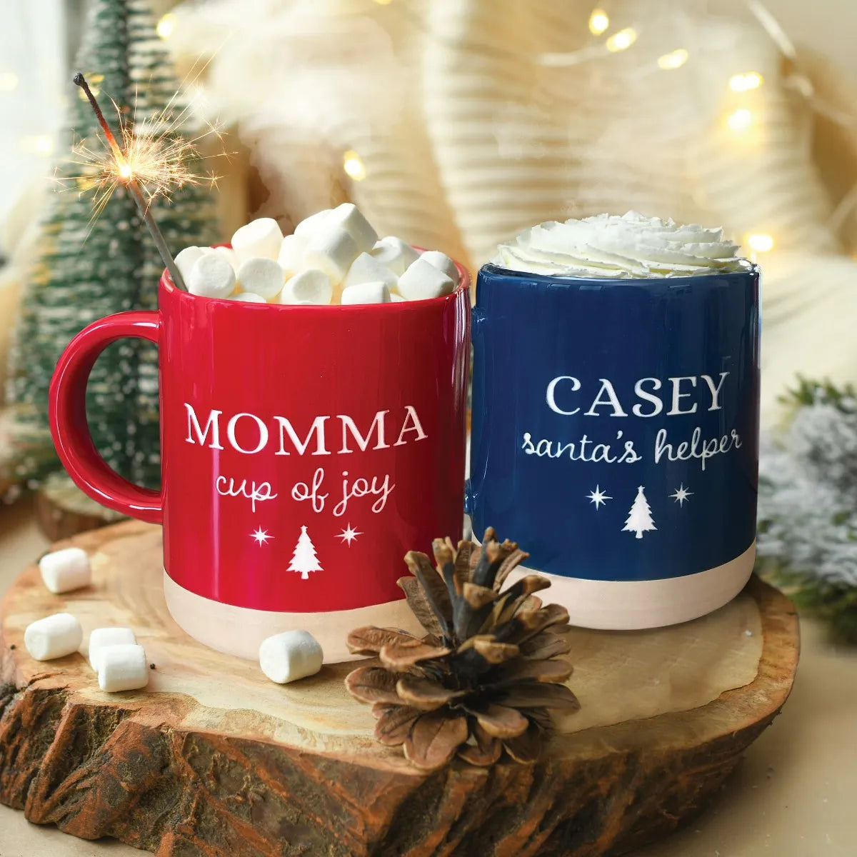 Personalized Christmas Mug - Blue