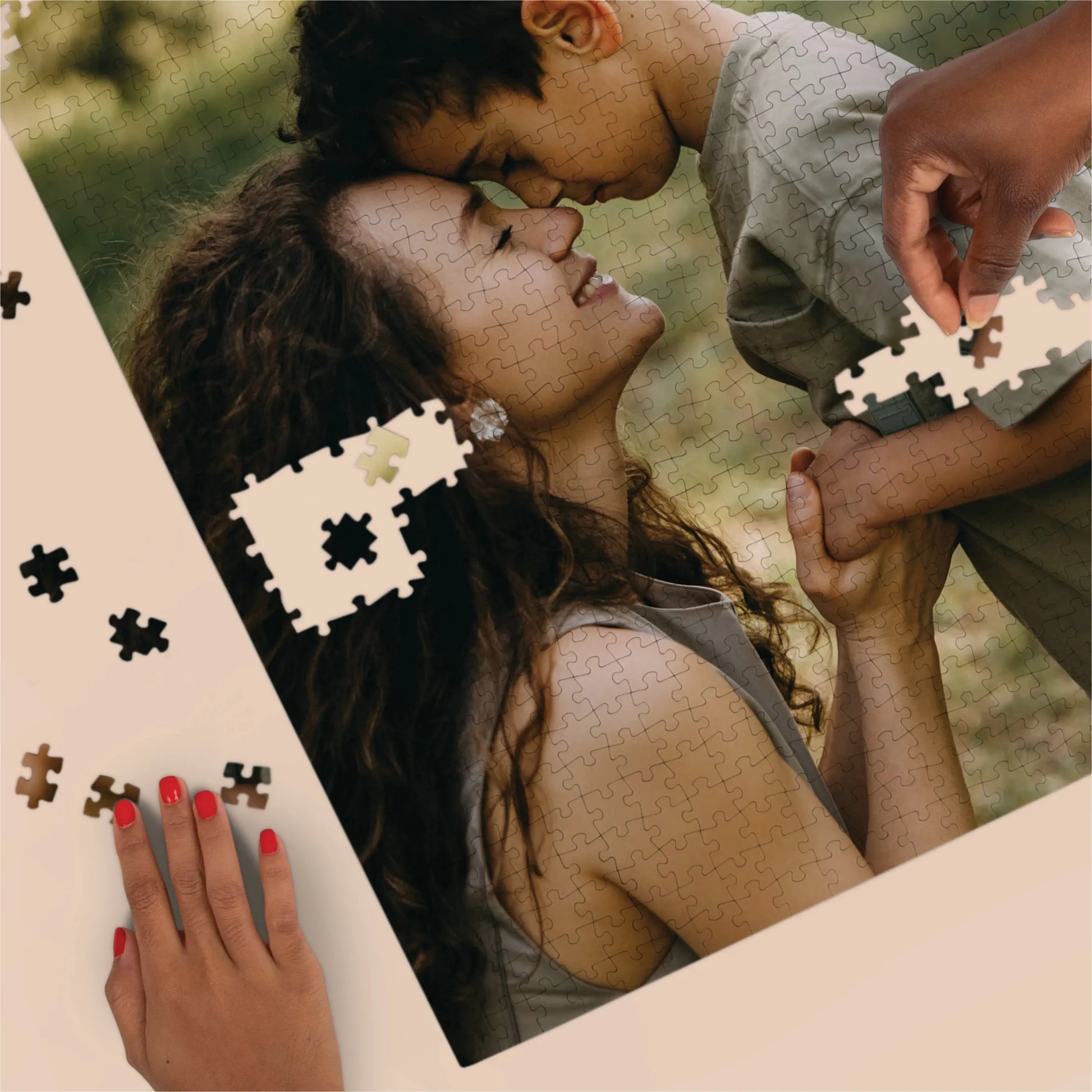 Premium Personalized Photo Puzzle, Portrait / Vertical – 1,000 Pieces