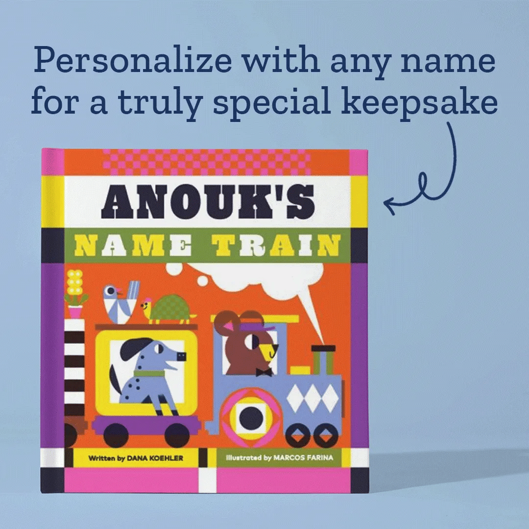 My Name Train Personalized Board Book