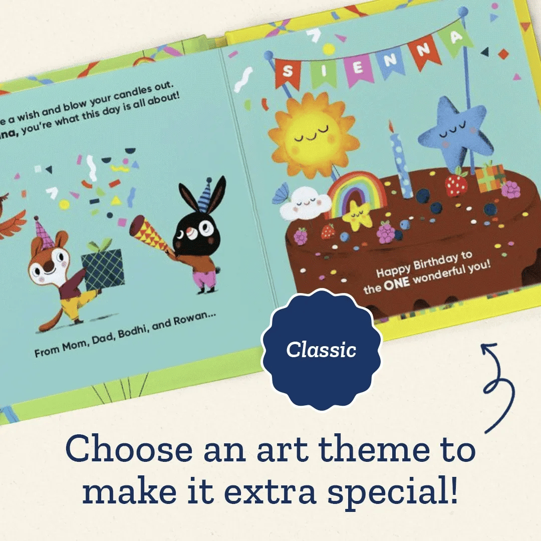 My 2nd Birthday Counting Personalized Board Book