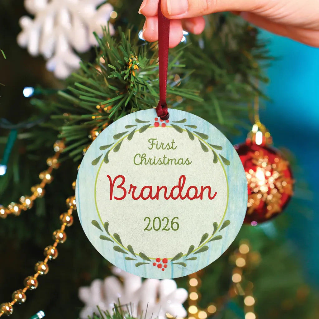 My First Christmas Personalized Ornament