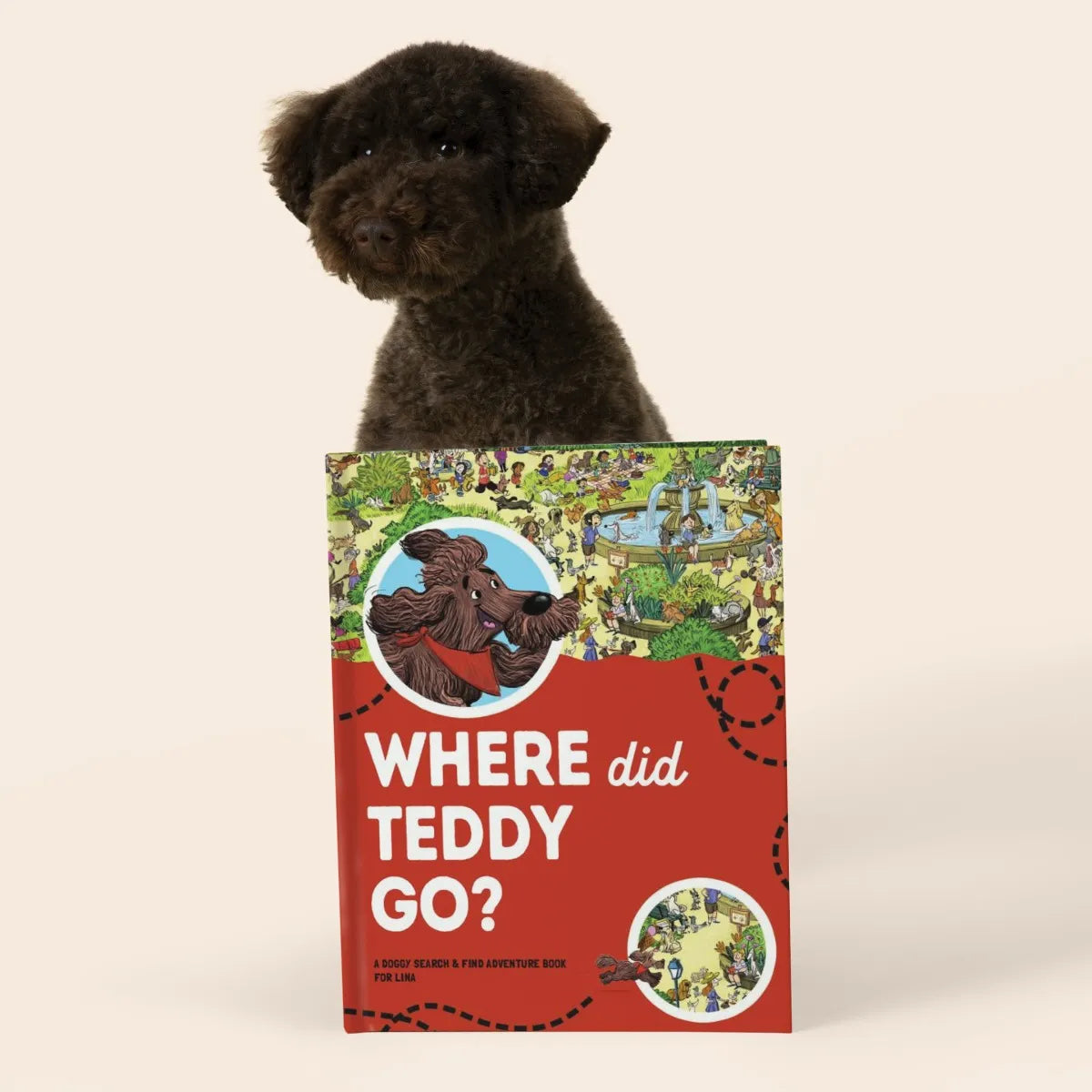 Where Did My Dog Go? Personalized Family Search-and-Find Book