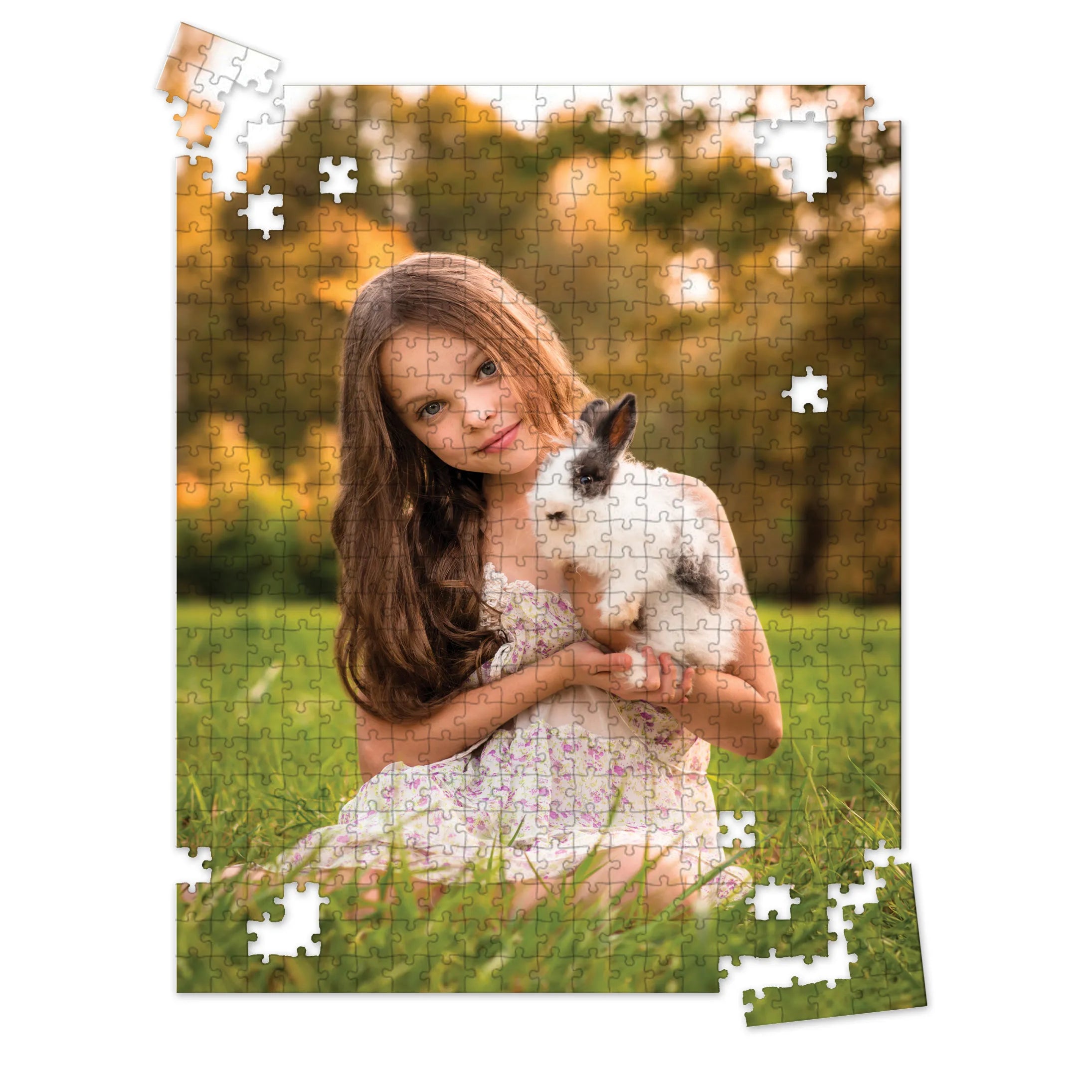 Premium Personalized Pet Photo Puzzle, Portrait/Vertical - 500 Pieces