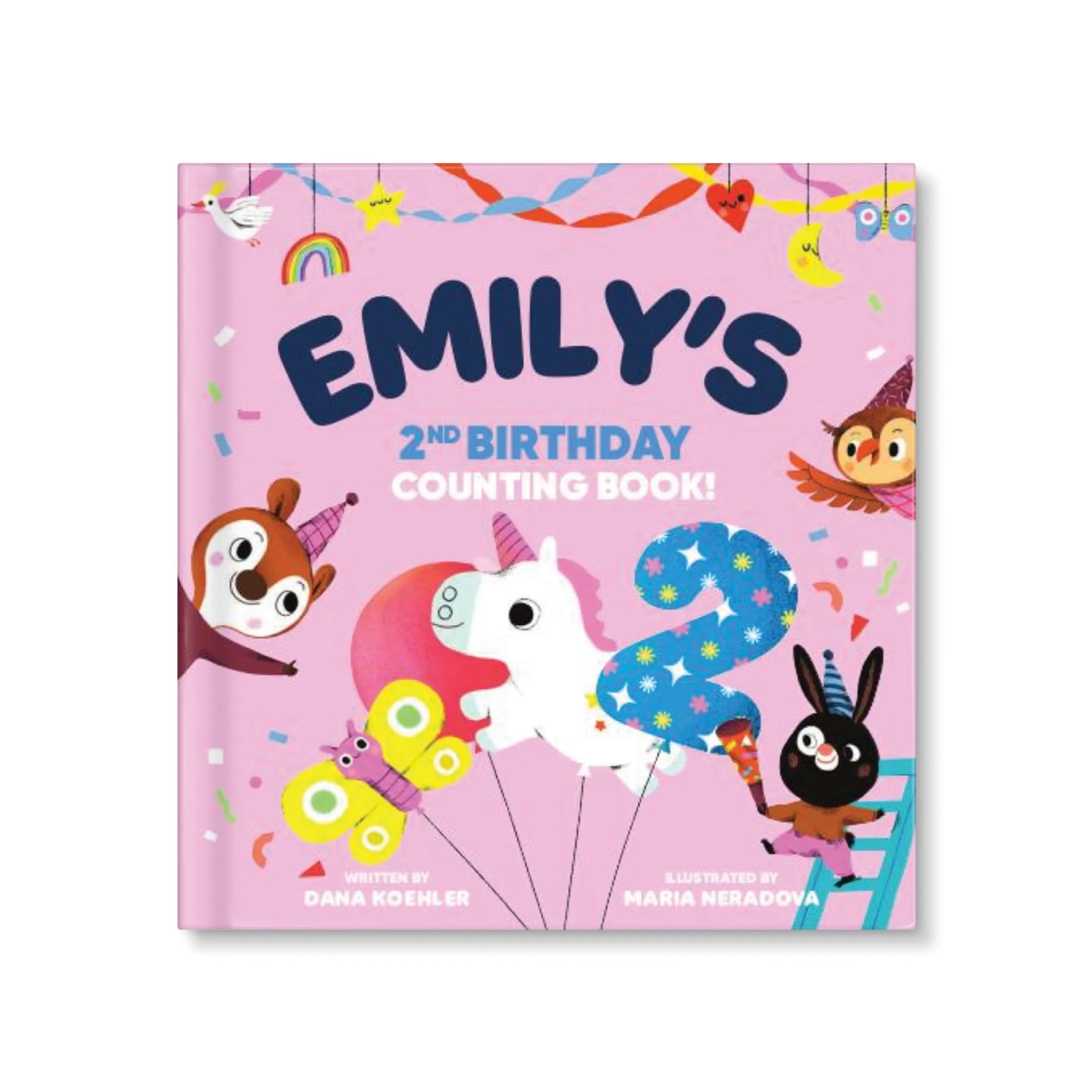 My 2nd Birthday Counting Personalized Board Book