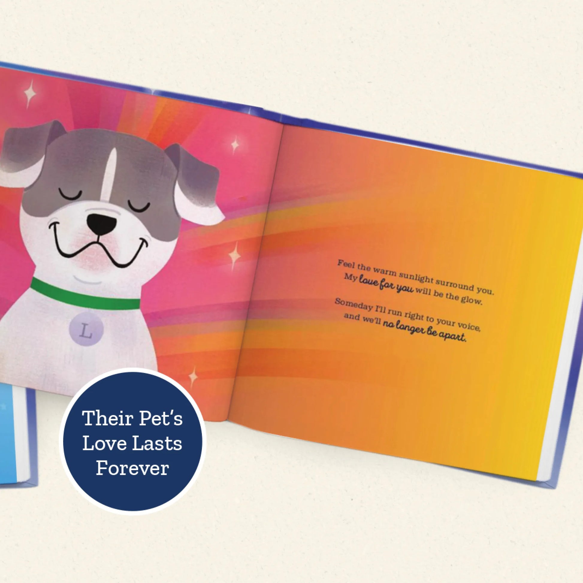 Rainbow Bridge Personalized Dog Book