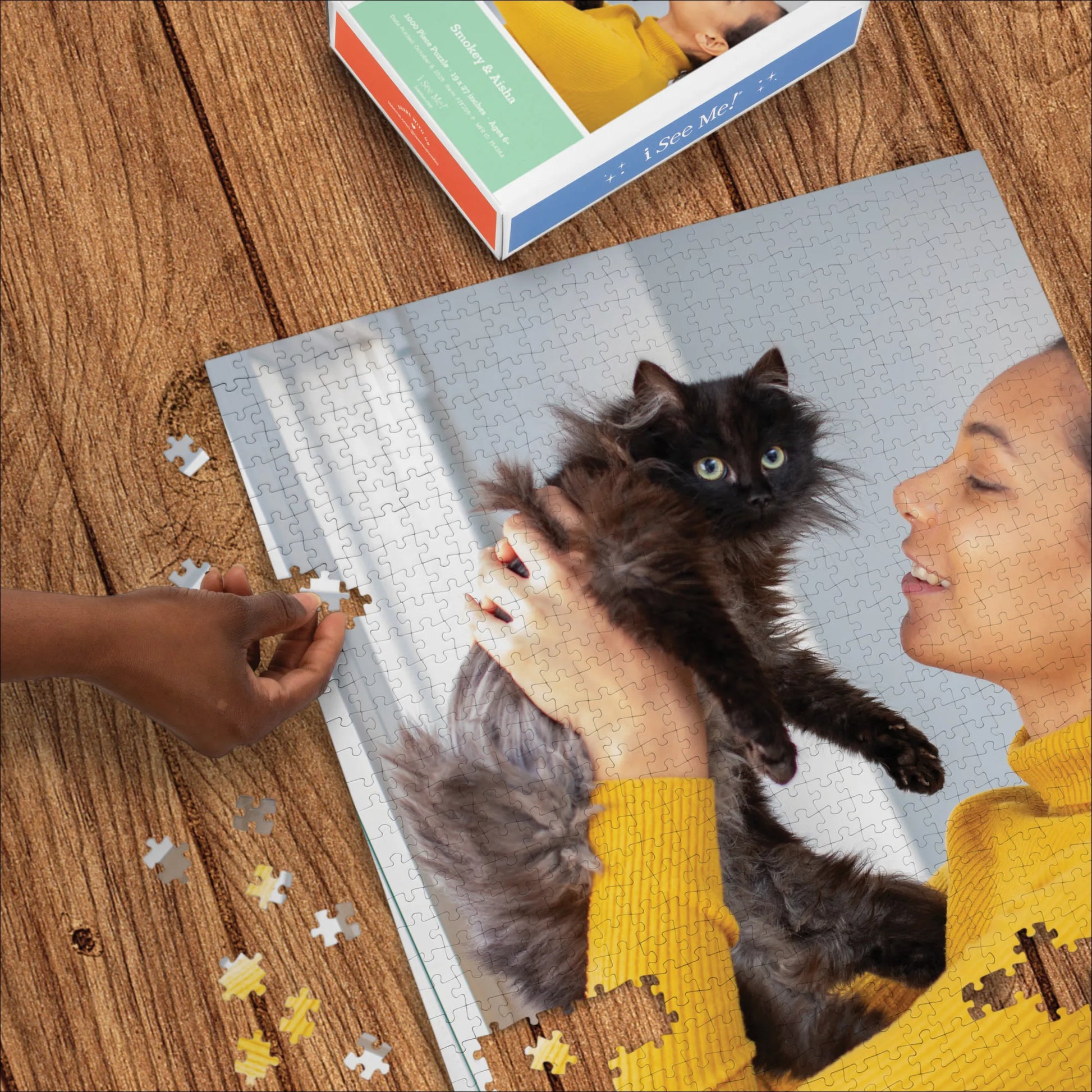 Premium Personalized Pet Photo Puzzle, Portrait / Vertical – 1,000 Pieces