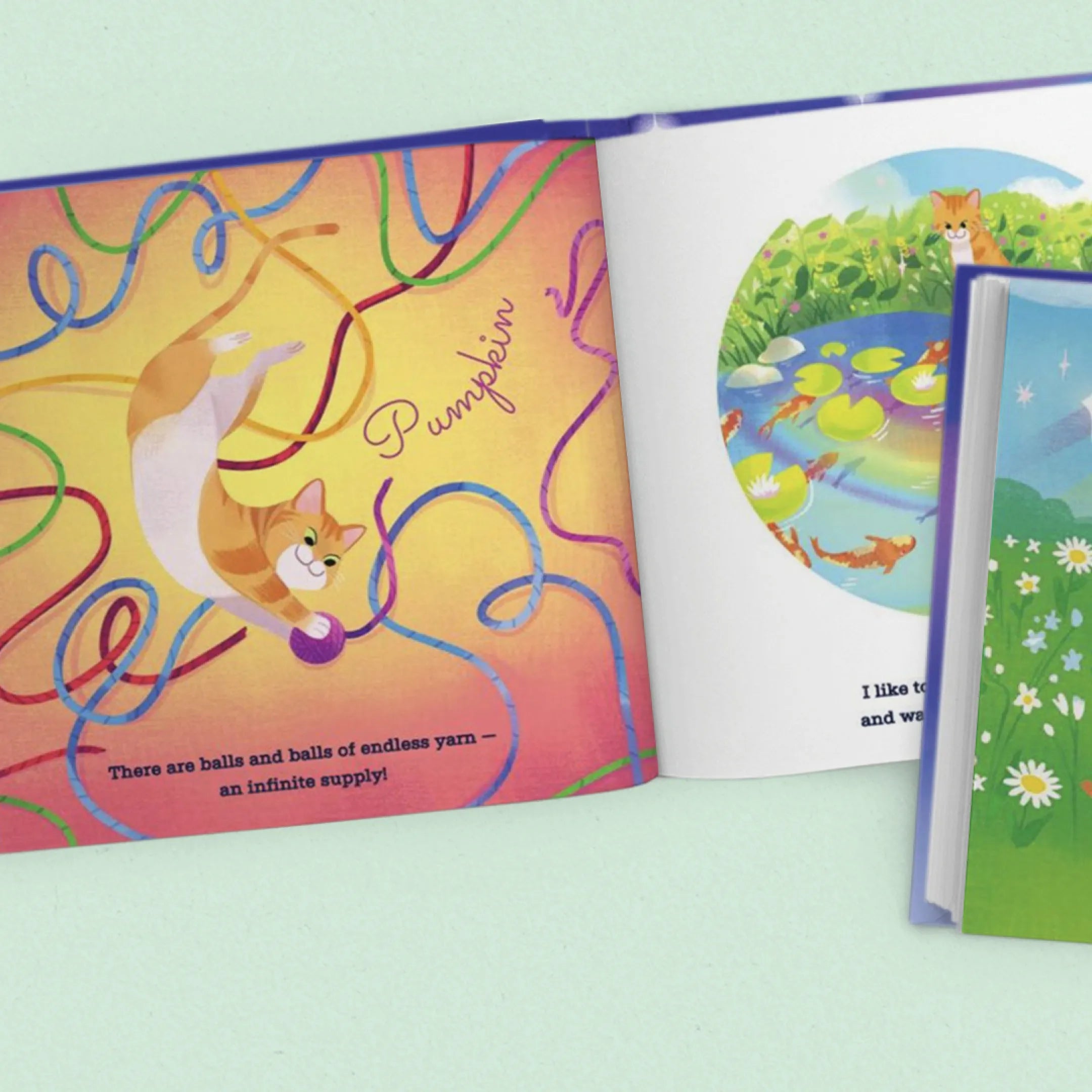 Rainbow Bridge Personalized Cat Book
