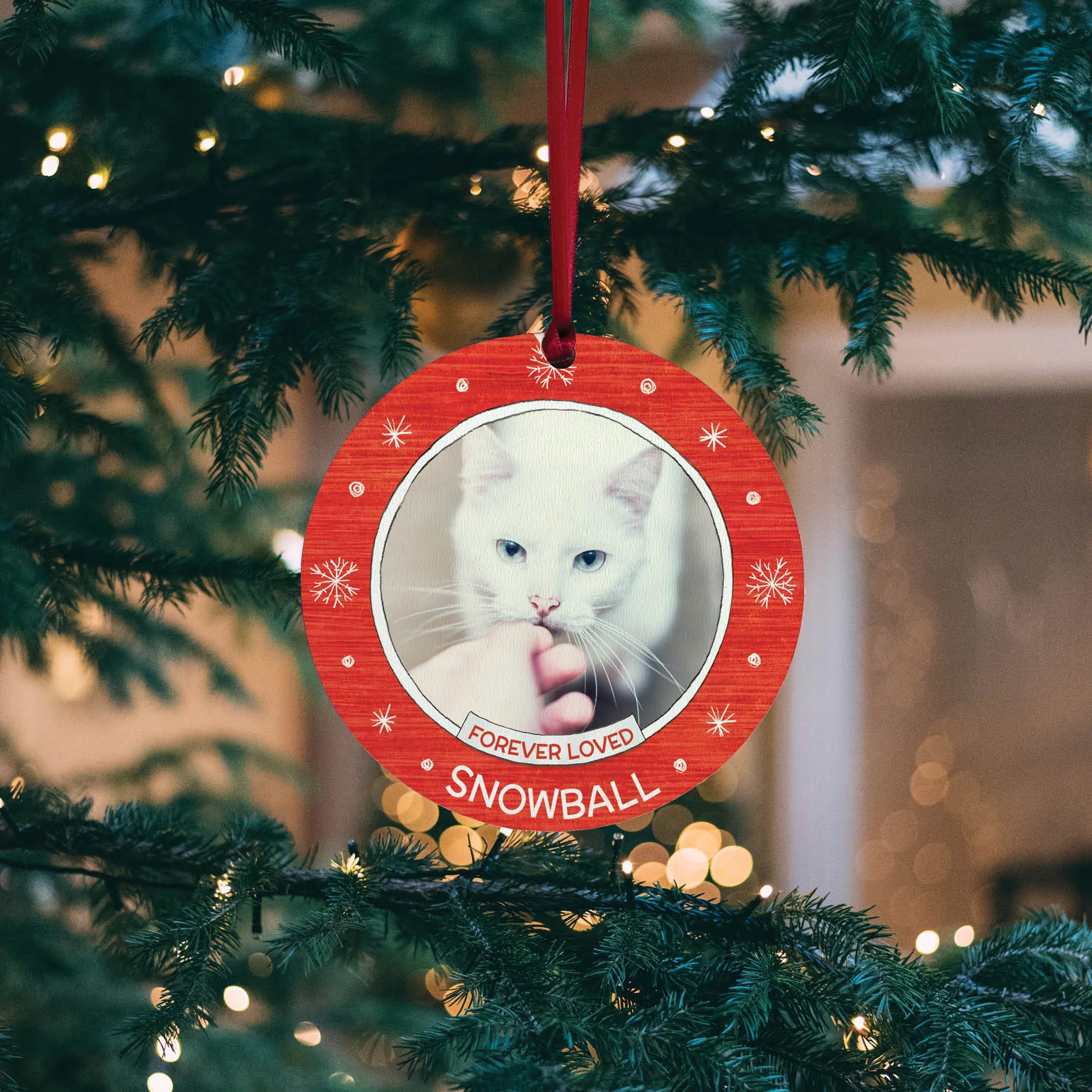 Cat Memorial Personalized Ornament