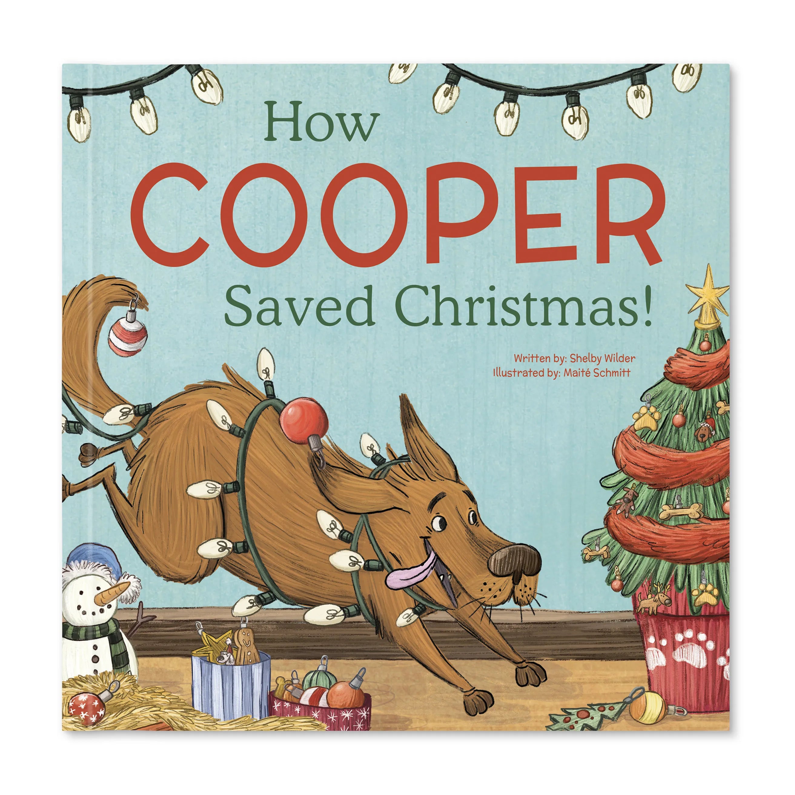 How My Dog Saved Christmas Personalized Book