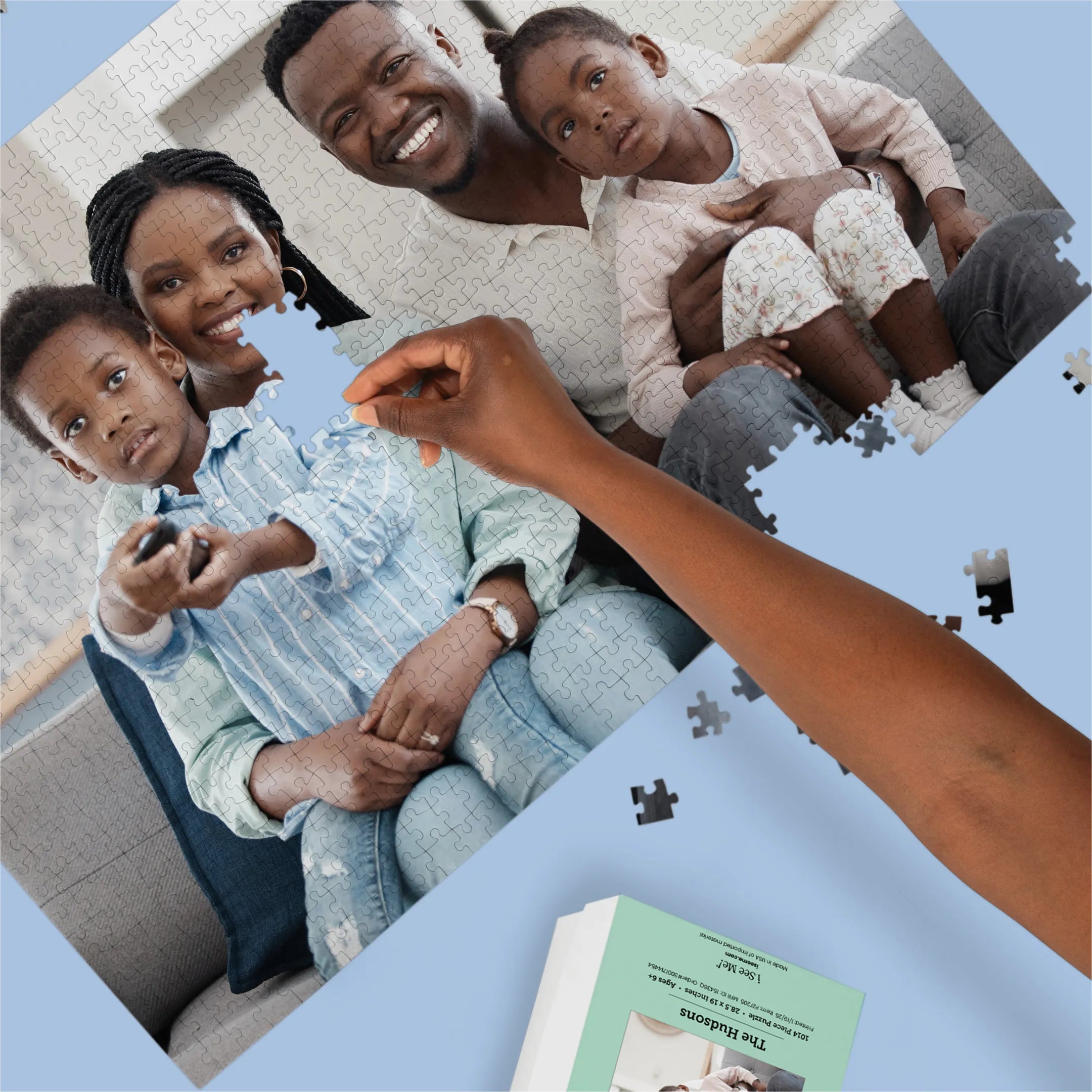 Premium Personalized Photo Puzzle, Landscape / Horizontal – 1,000 Pieces