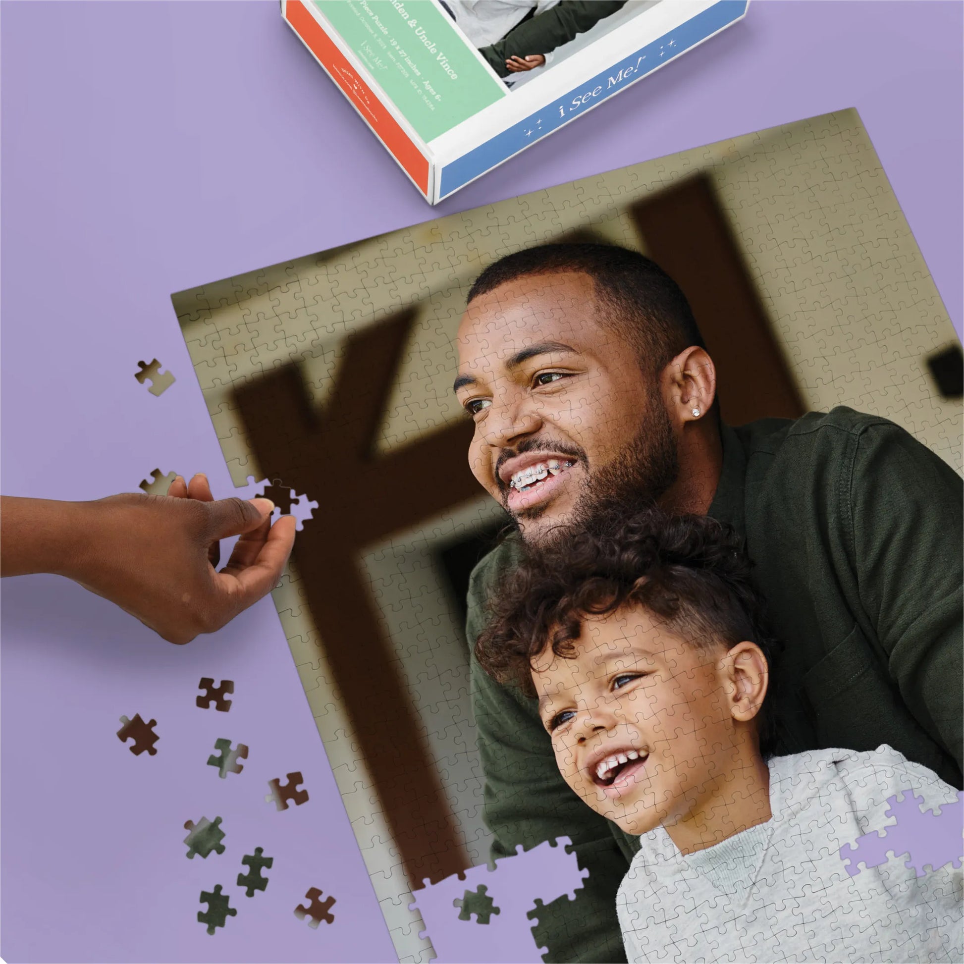 Premium Personalized Photo Puzzle, Portrait / Vertical – 1,000 Pieces