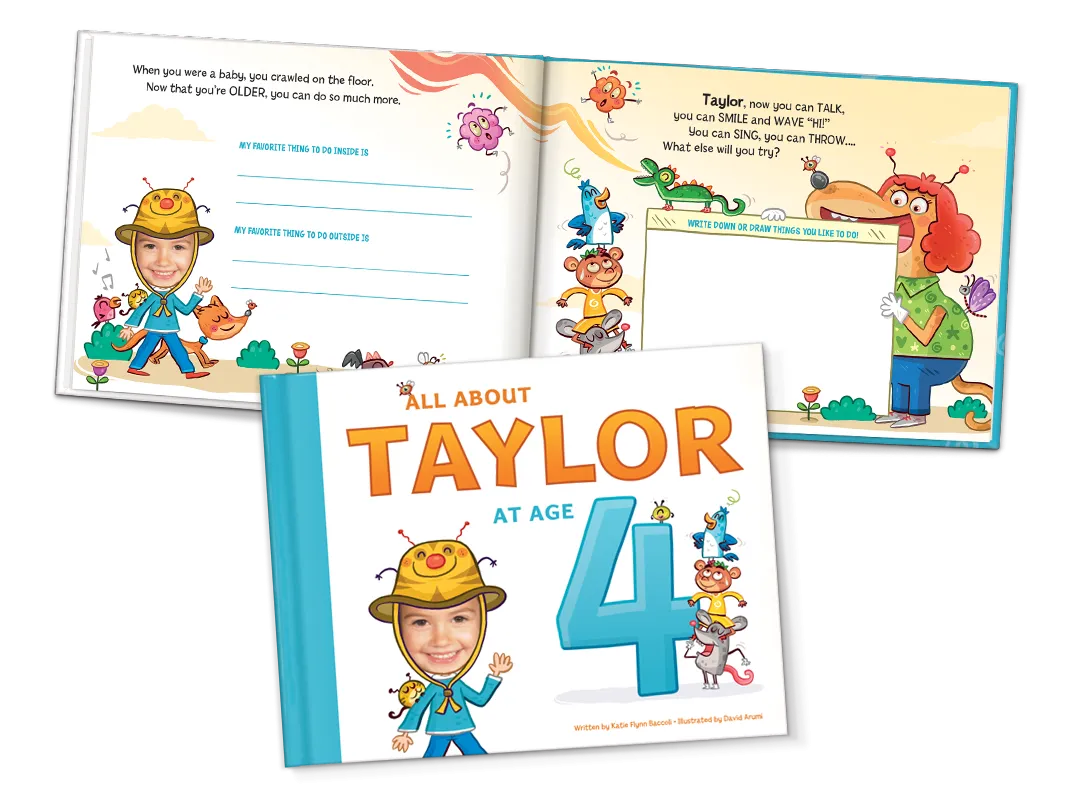 All About Me at My Age Personalized Book