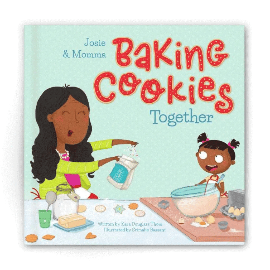 Baking Christmas Cookies Together Personalized Book and Apron Gift Set