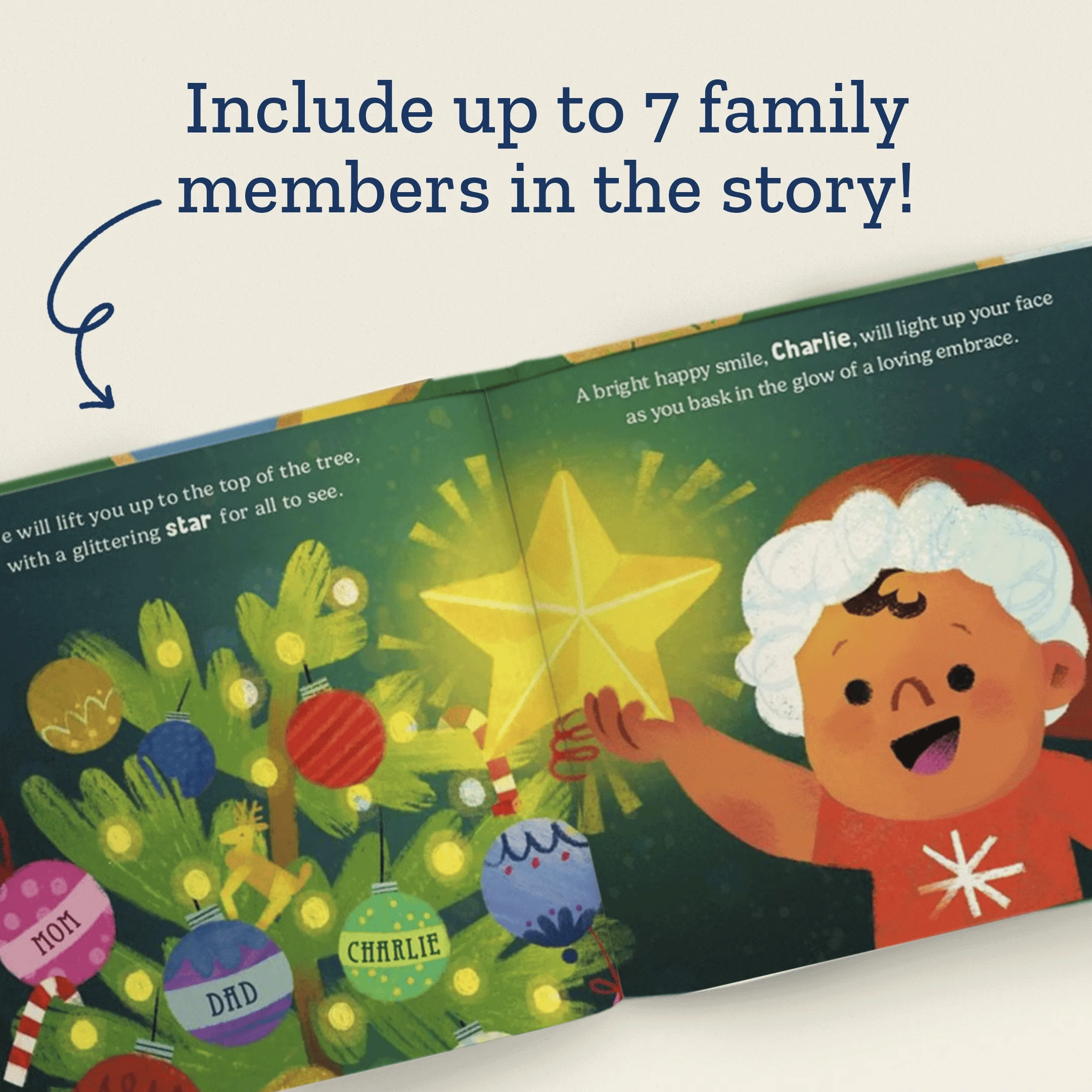 Our Family’s First Christmas with Baby Personalized Book