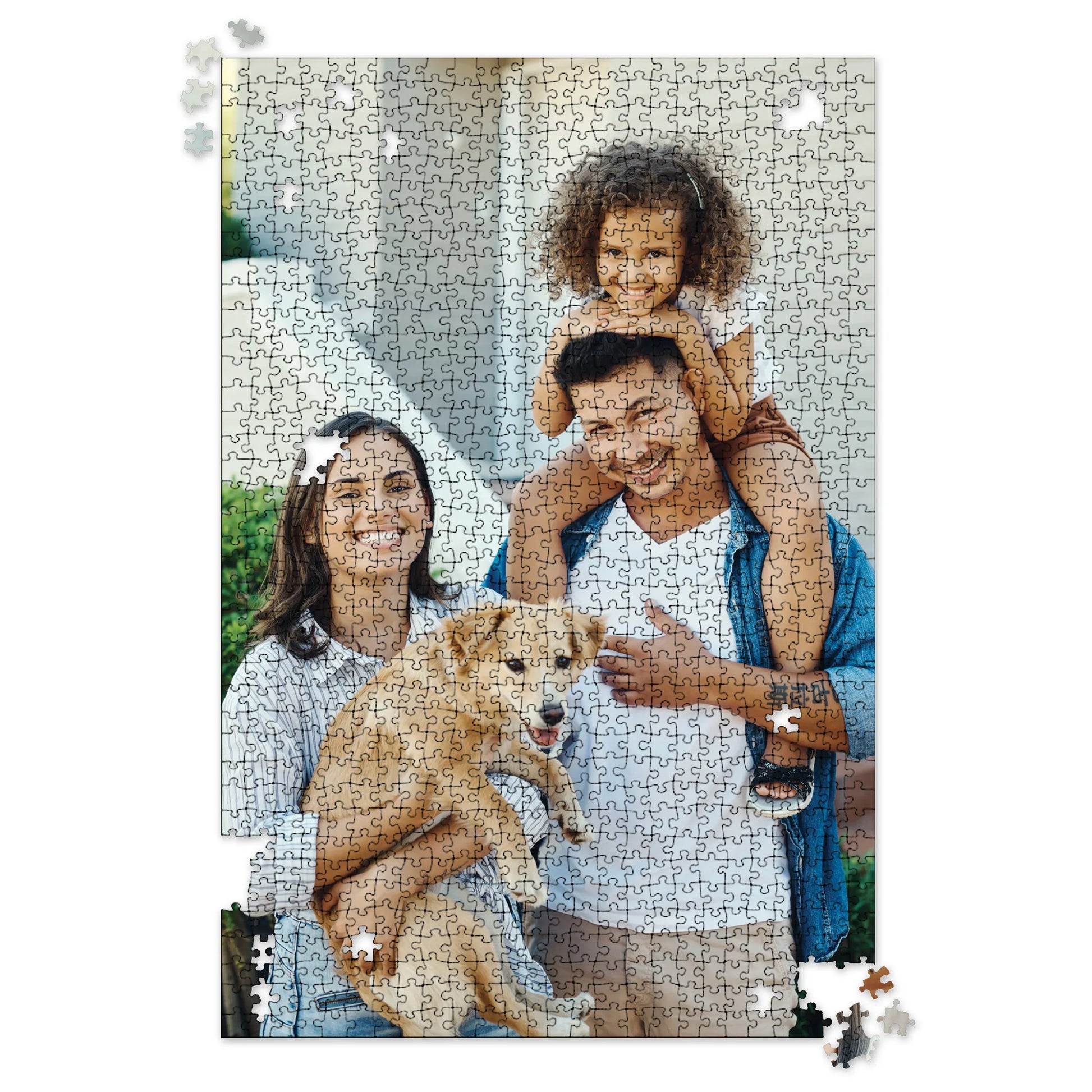 Premium Personalized Pet Photo Puzzle, Portrait / Vertical – 1,000 Pieces
