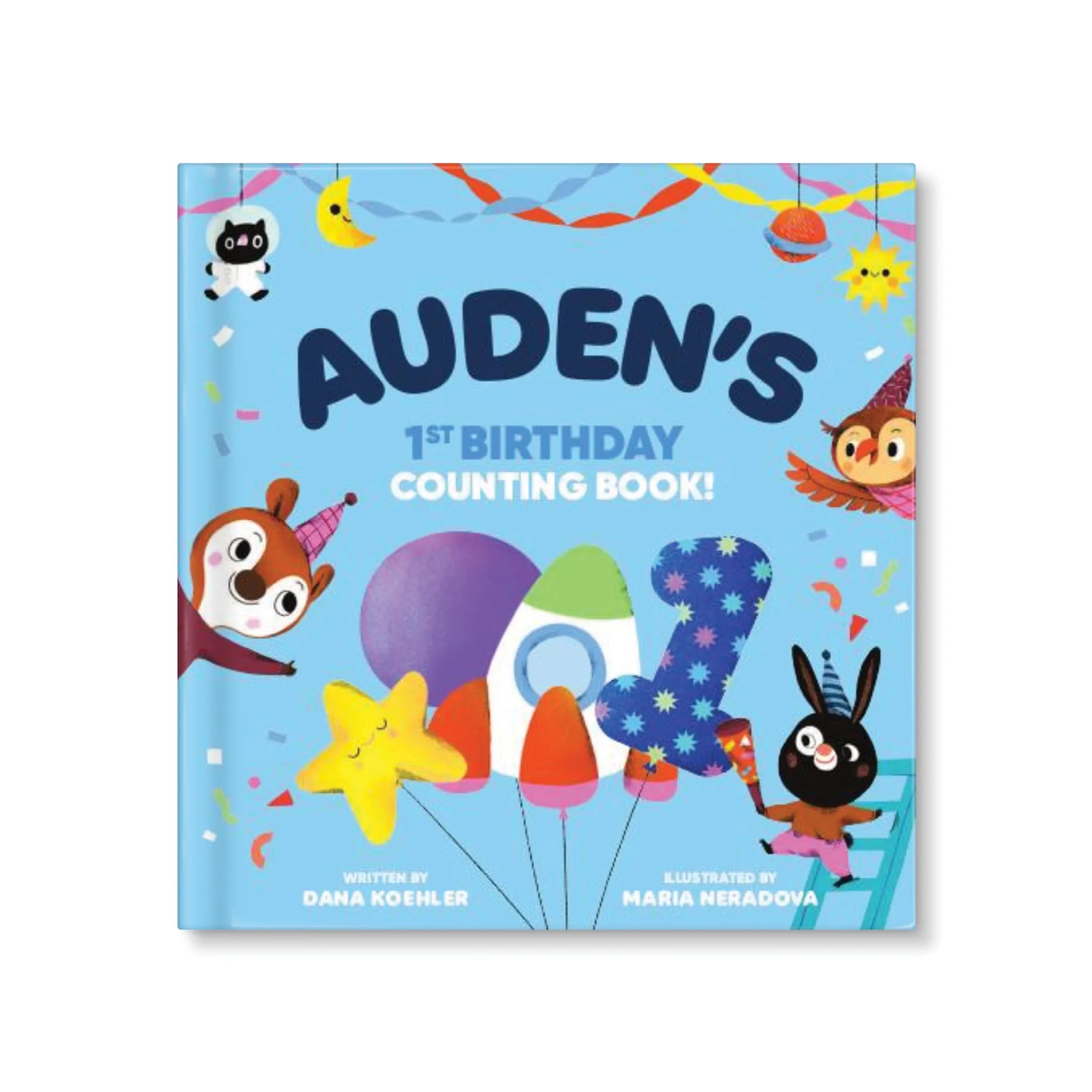 Baby's First Birthday Counting Personalized Board Book