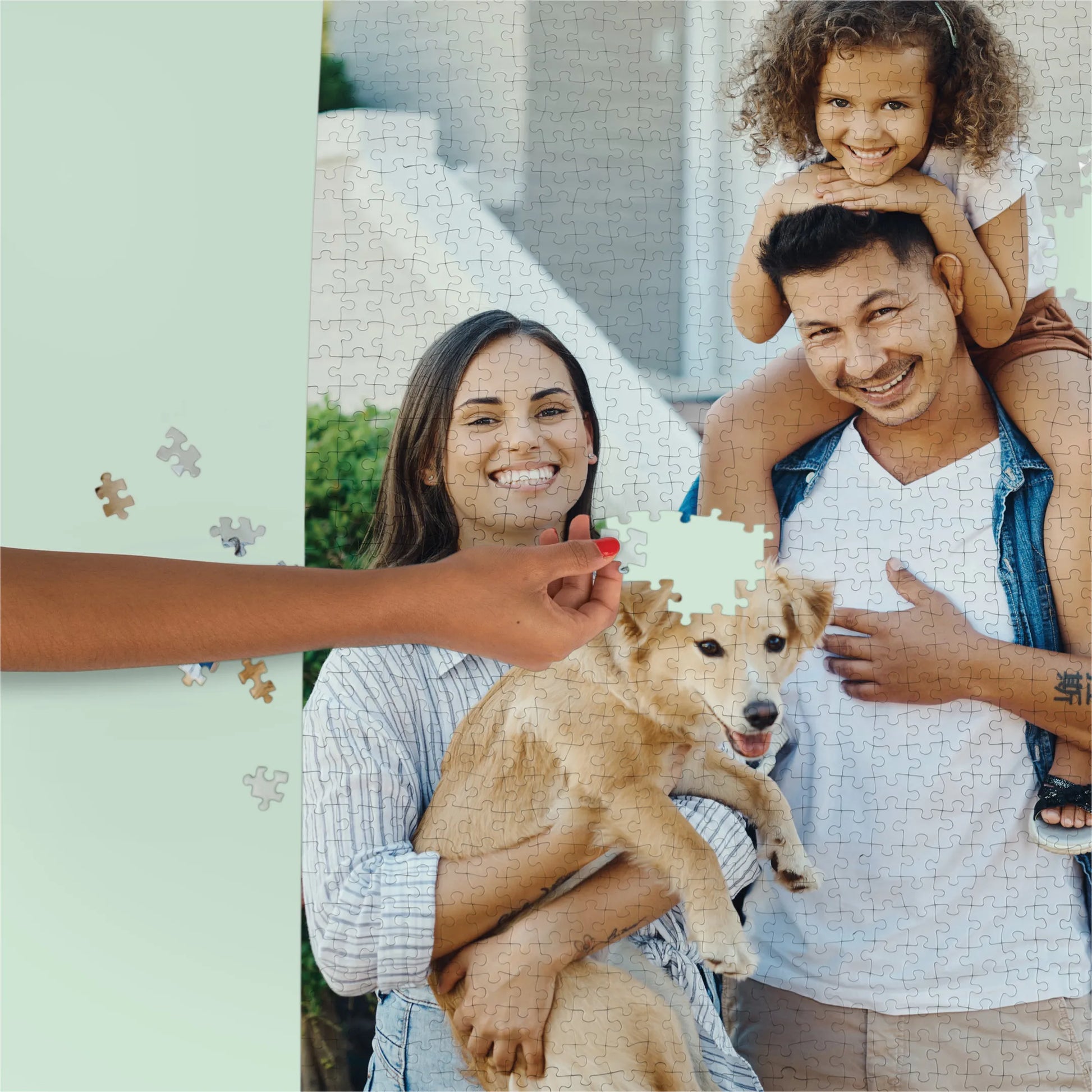 Premium Personalized Photo Puzzle, Portrait / Vertical – 1,000 Pieces